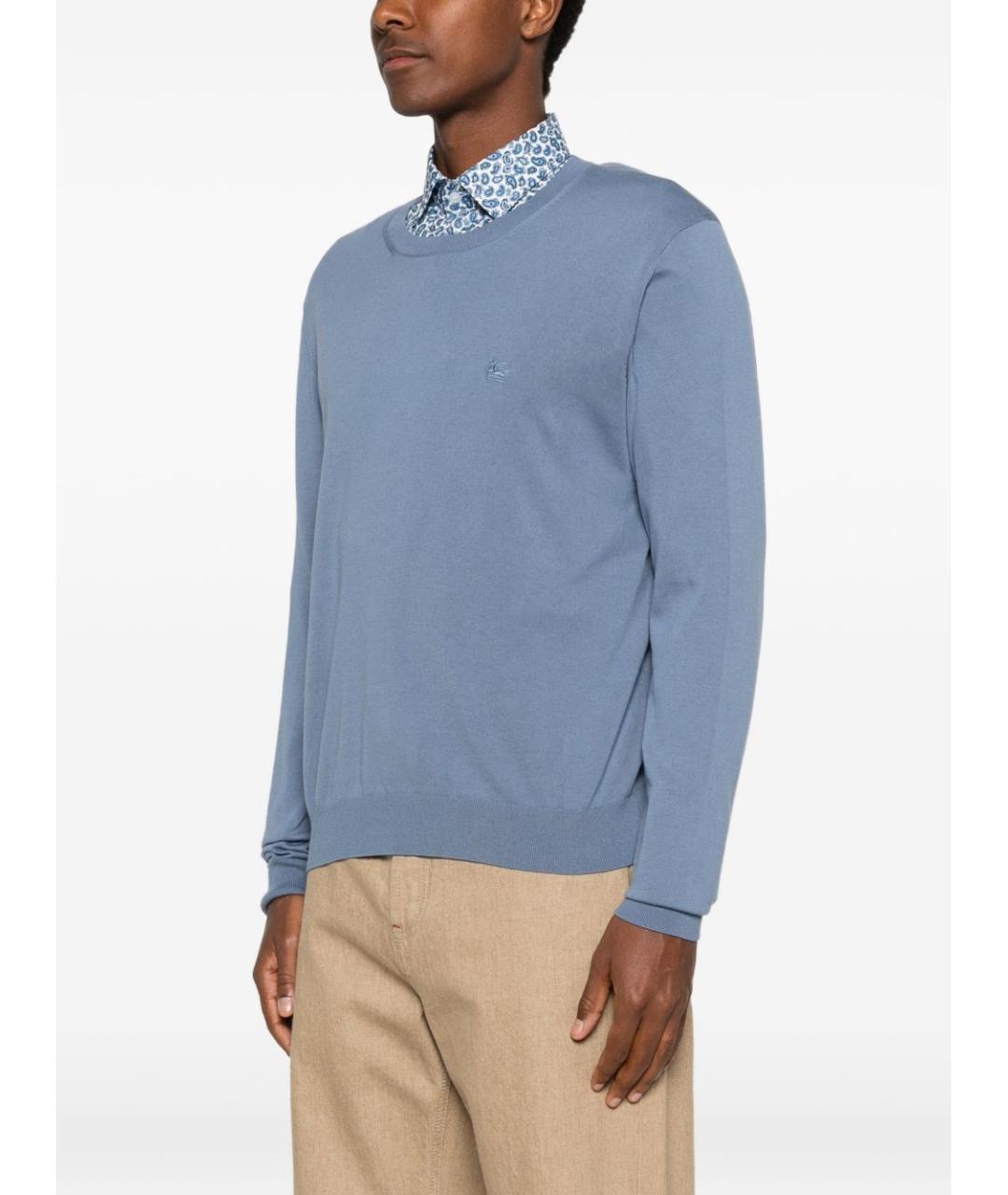 ETRO Синий джемпер / свитер, фото 3