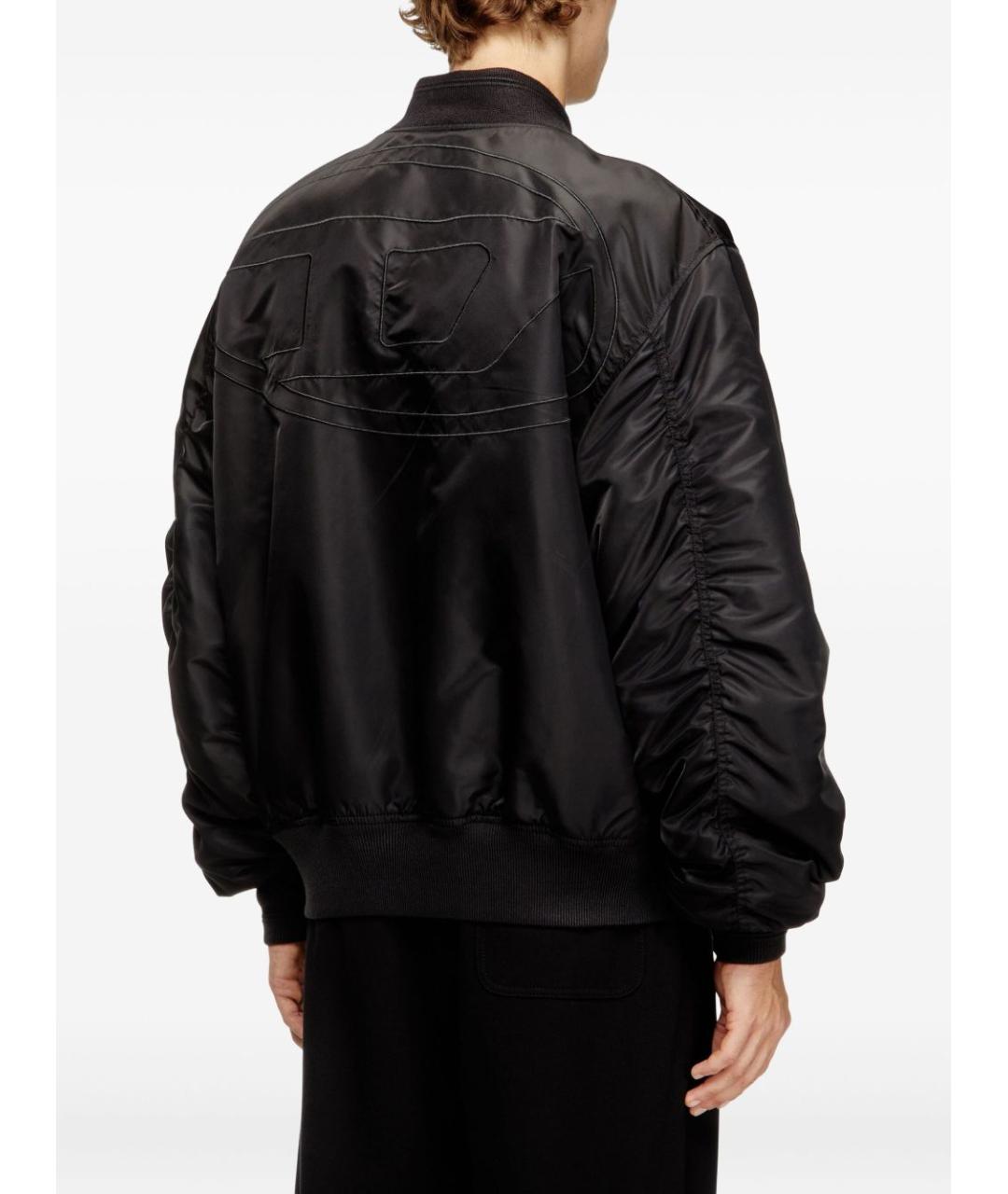 DIESEL Черная полиамидовая куртка, фото 4