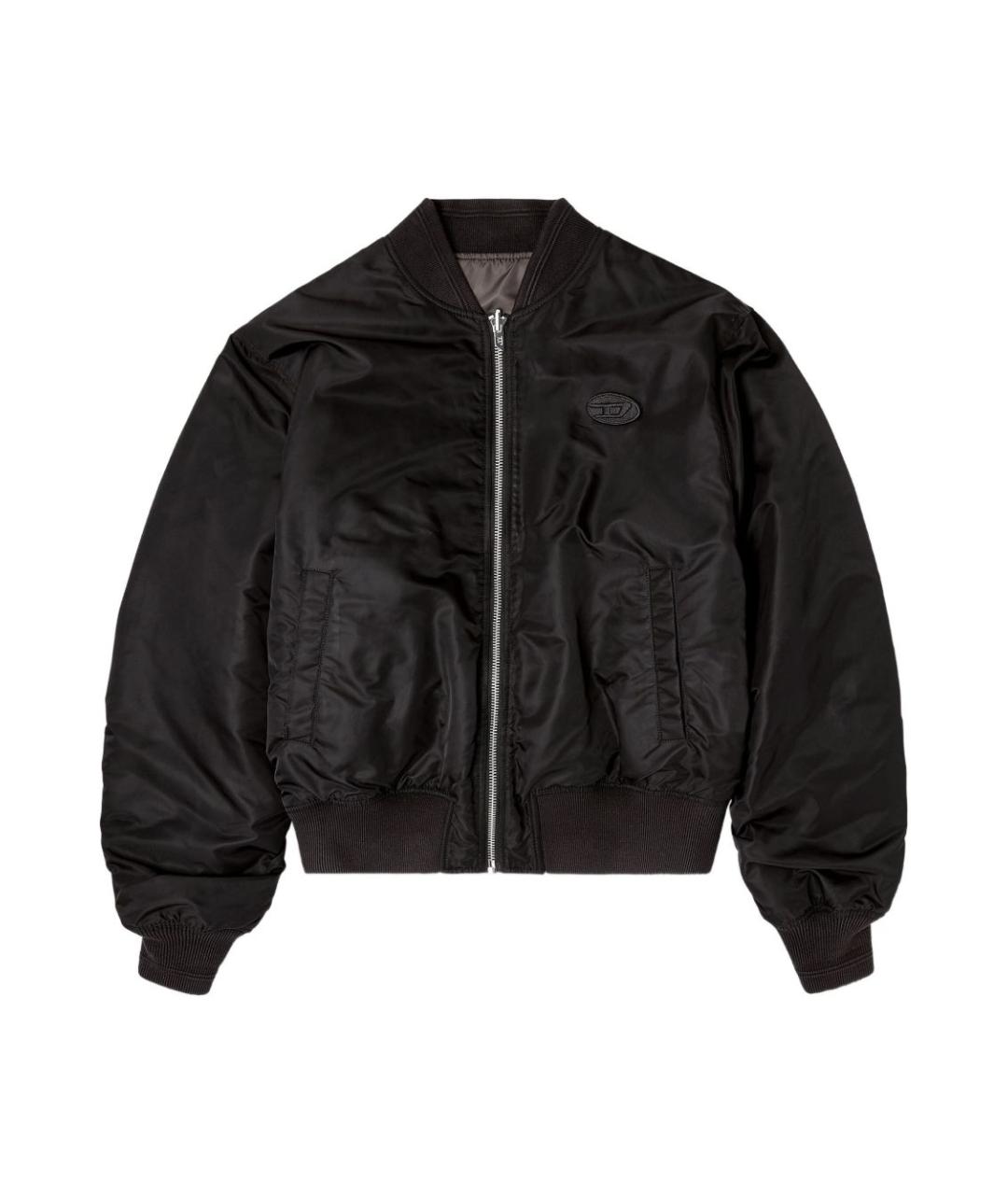 DIESEL Черная полиамидовая куртка, фото 1