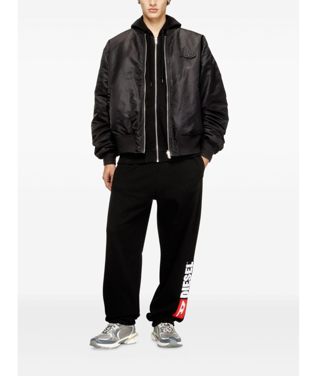 DIESEL Черная полиамидовая куртка, фото 3