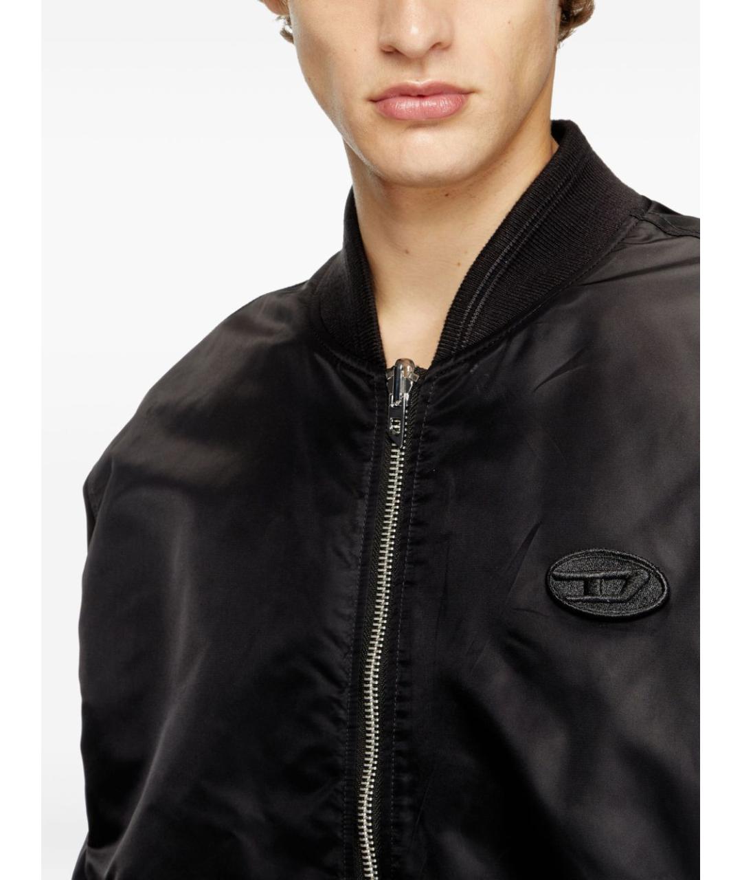 DIESEL Черная полиамидовая куртка, фото 5