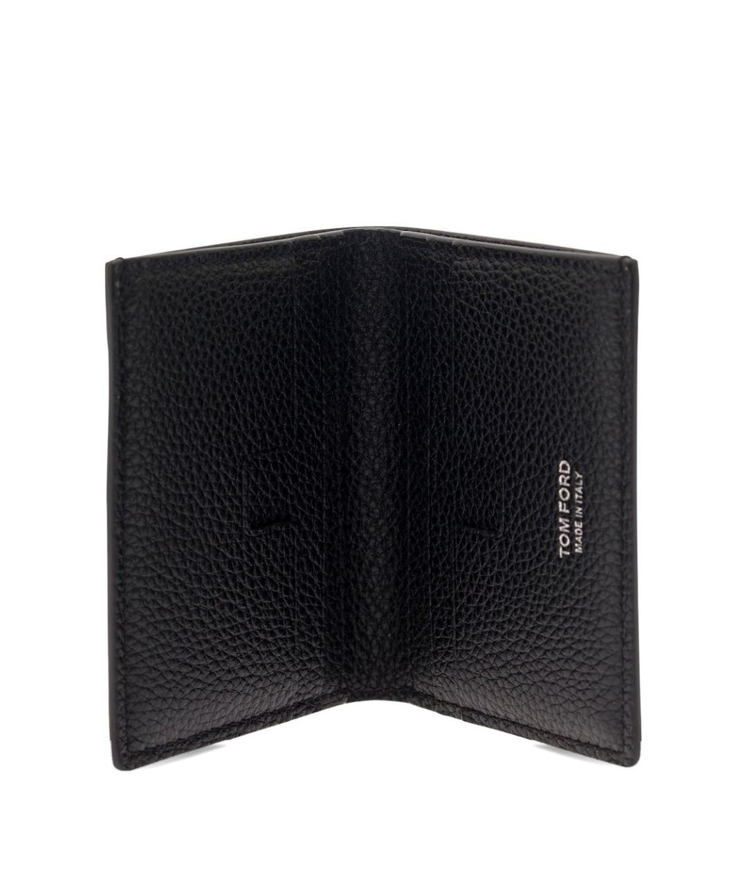 TOM FORD Черный кожаный кошелек, фото 4