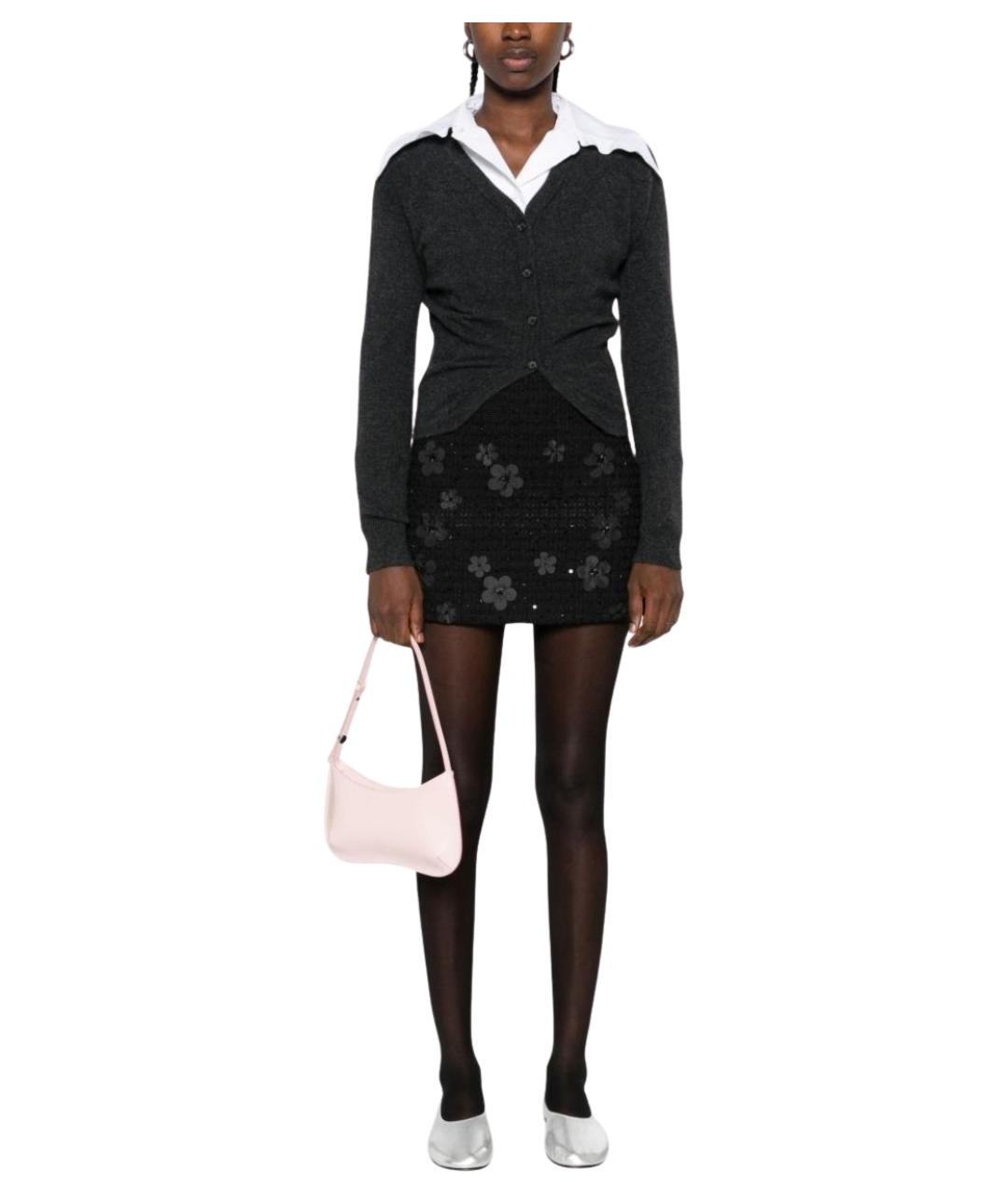 TWIN-SET Черная юбка миди, фото 5