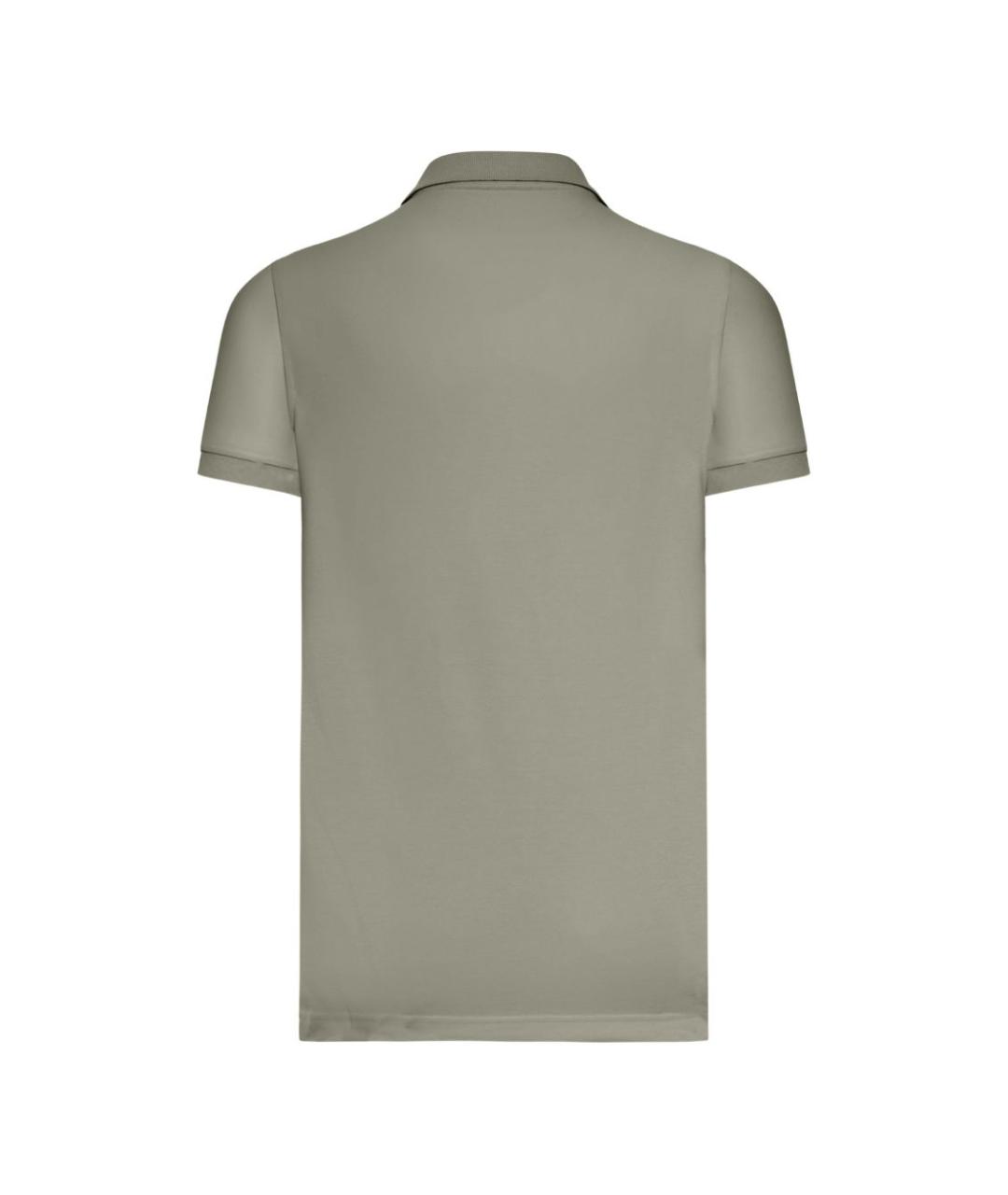 FAY Зеленые хлопковое поло с коротким рукавом, фото 2