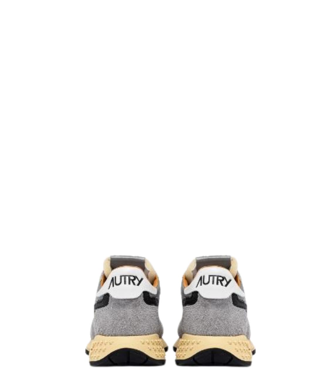 AUTRY Серые замшевые низкие кроссовки / кеды, фото 2
