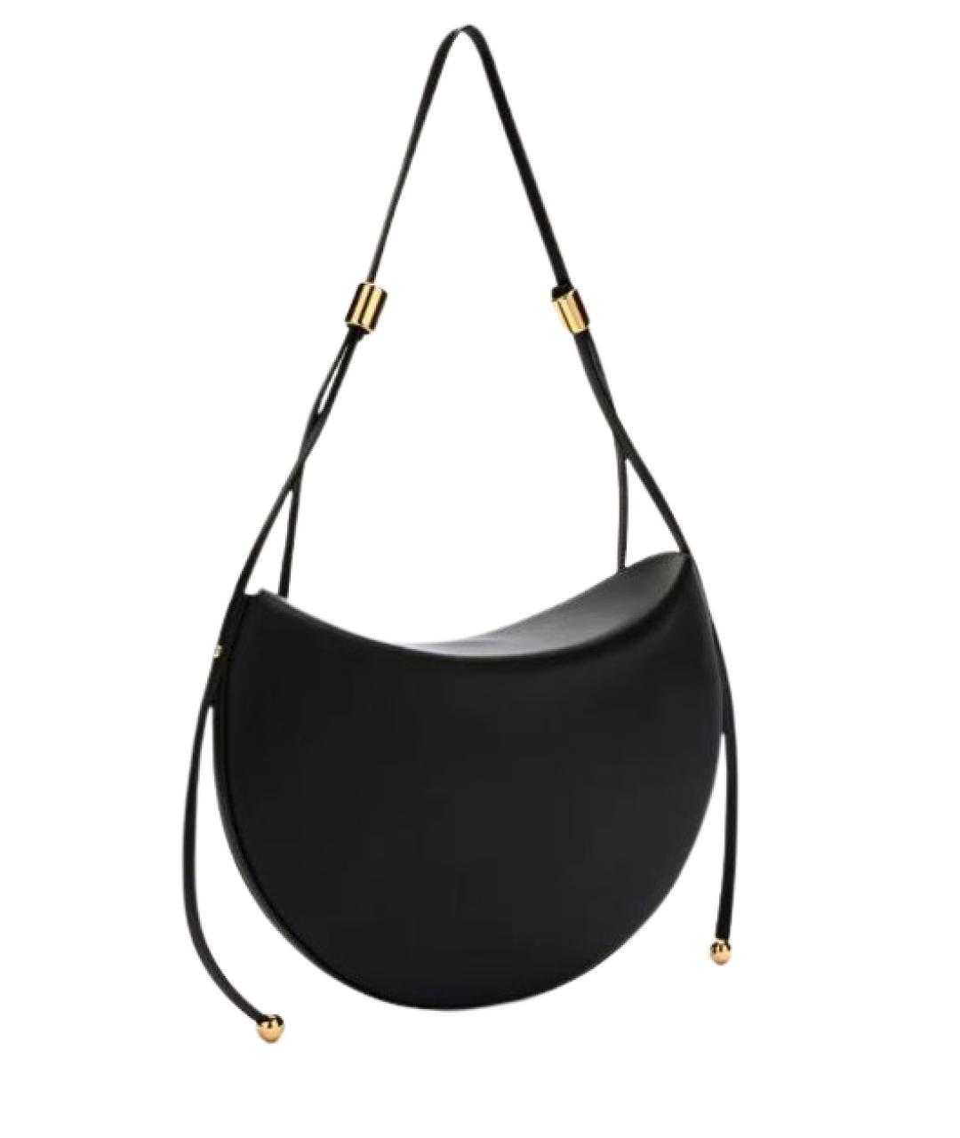 FURLA Черная кожаная сумка через плечо, фото 2