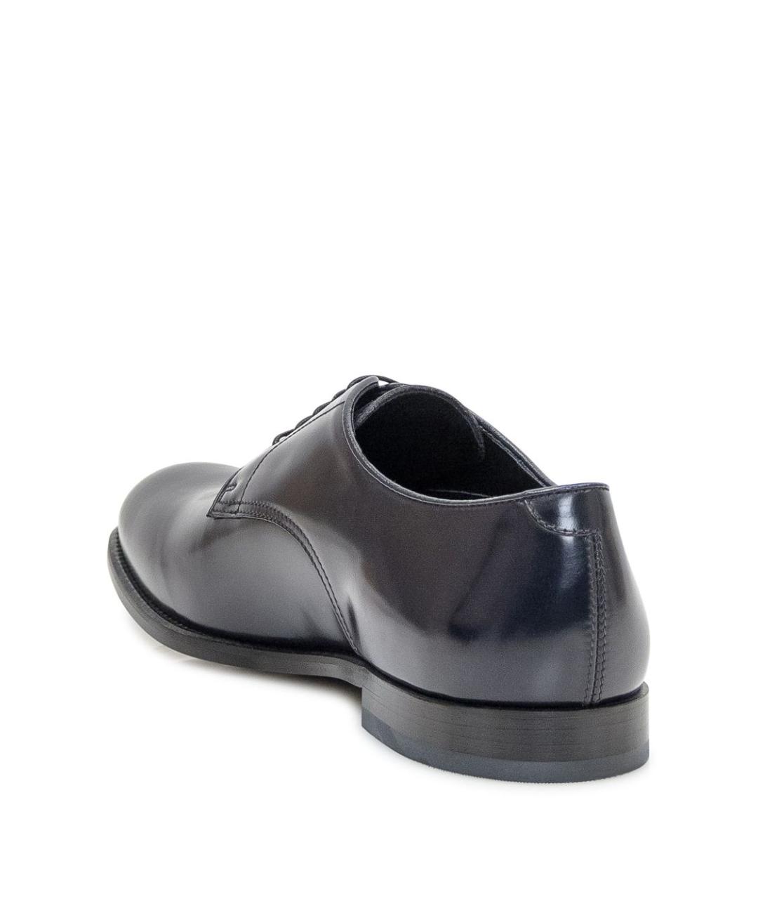 DOUCAL'S Темно-синие кожаные туфли, фото 4