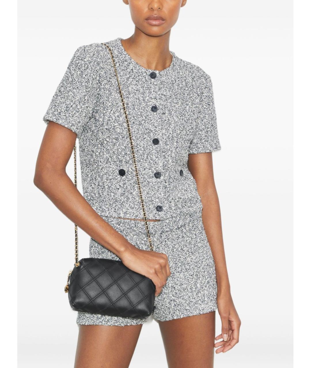 TORY BURCH Черная кожаная сумка через плечо, фото 6