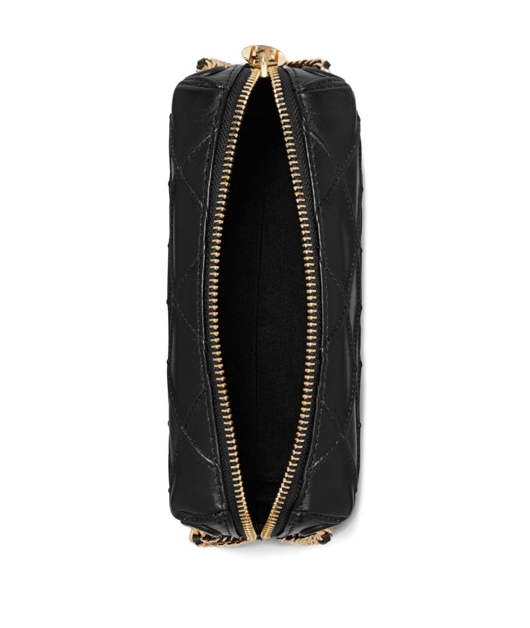 TORY BURCH Черная кожаная сумка через плечо, фото 7