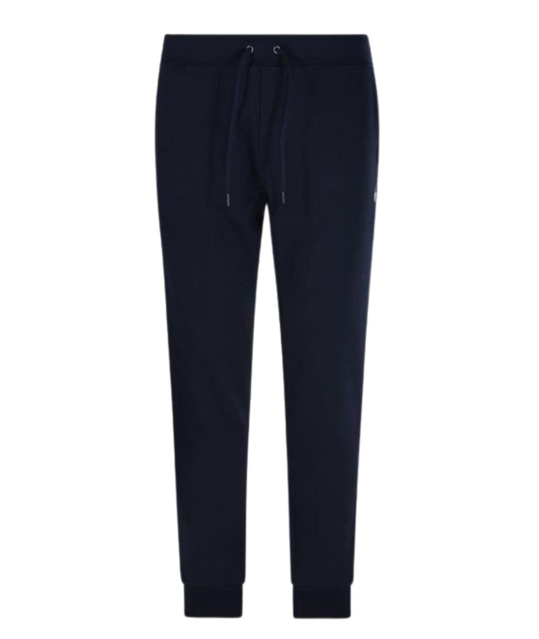 RALPH LAUREN Синие хлопковые повседневные брюки, фото 1