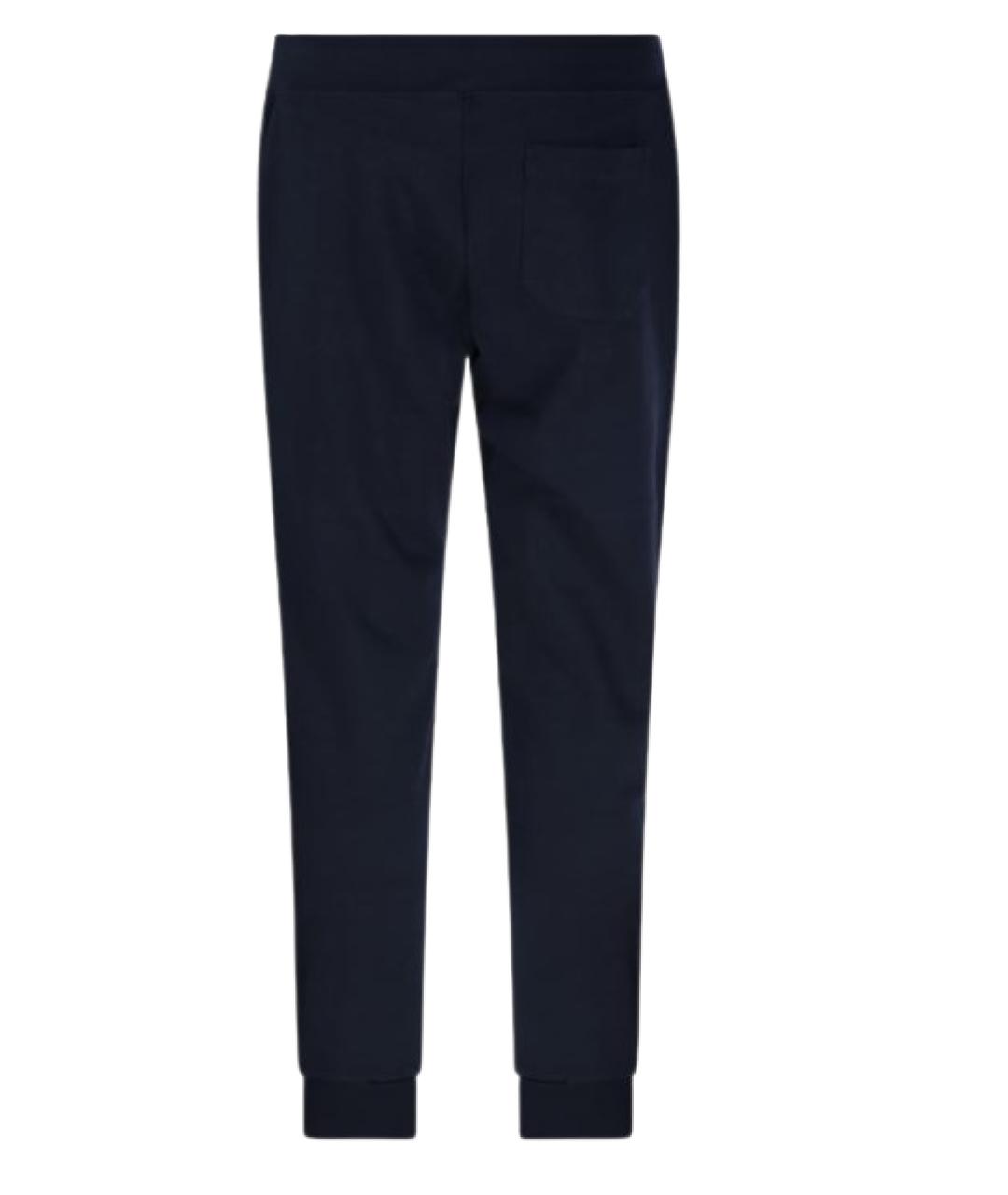 RALPH LAUREN Синие хлопковые повседневные брюки, фото 2