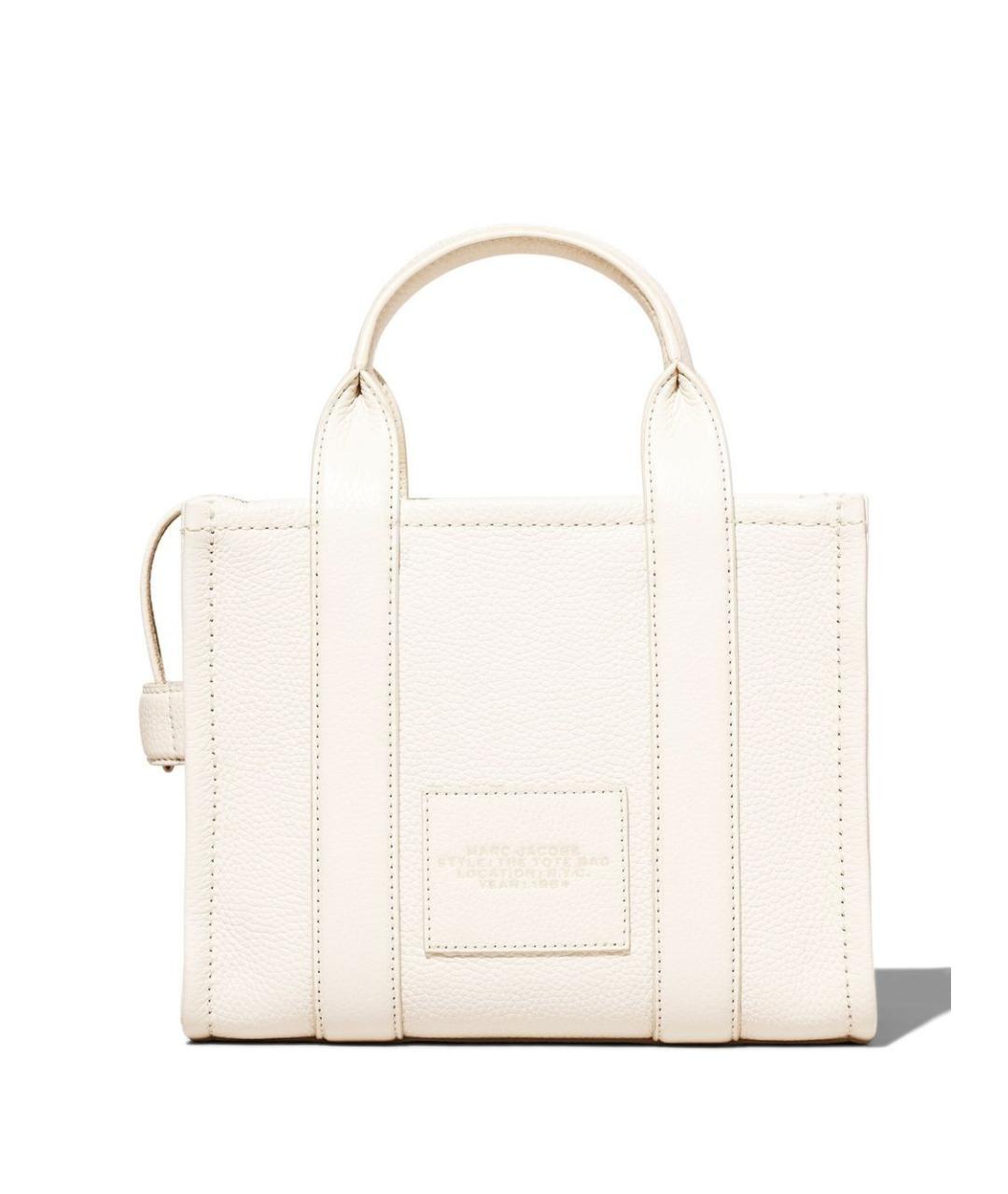 MARC JACOBS Белая кожаная сумка тоут, фото 3