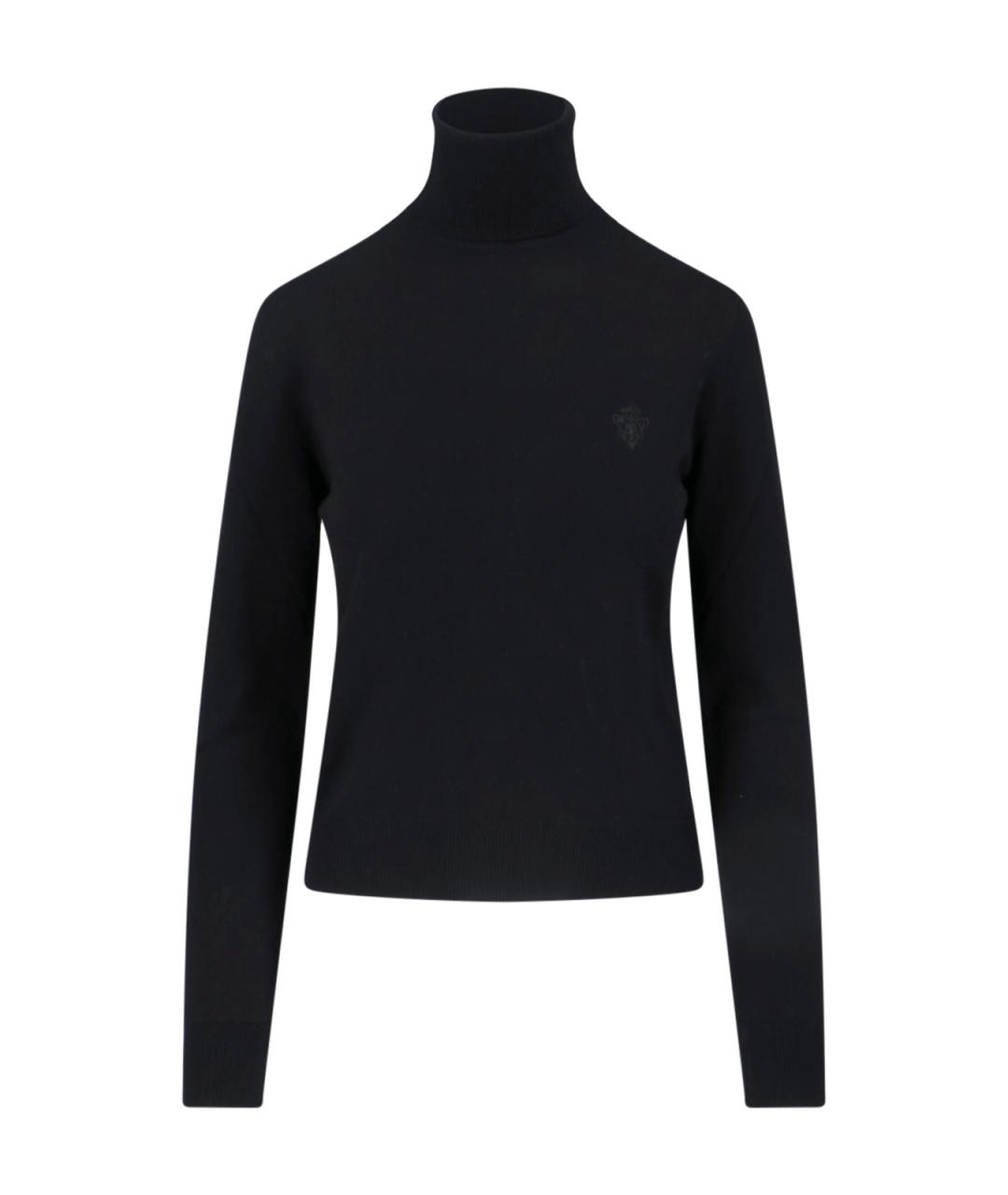 GUCCI Черный шерстяной джемпер / свитер, фото 1