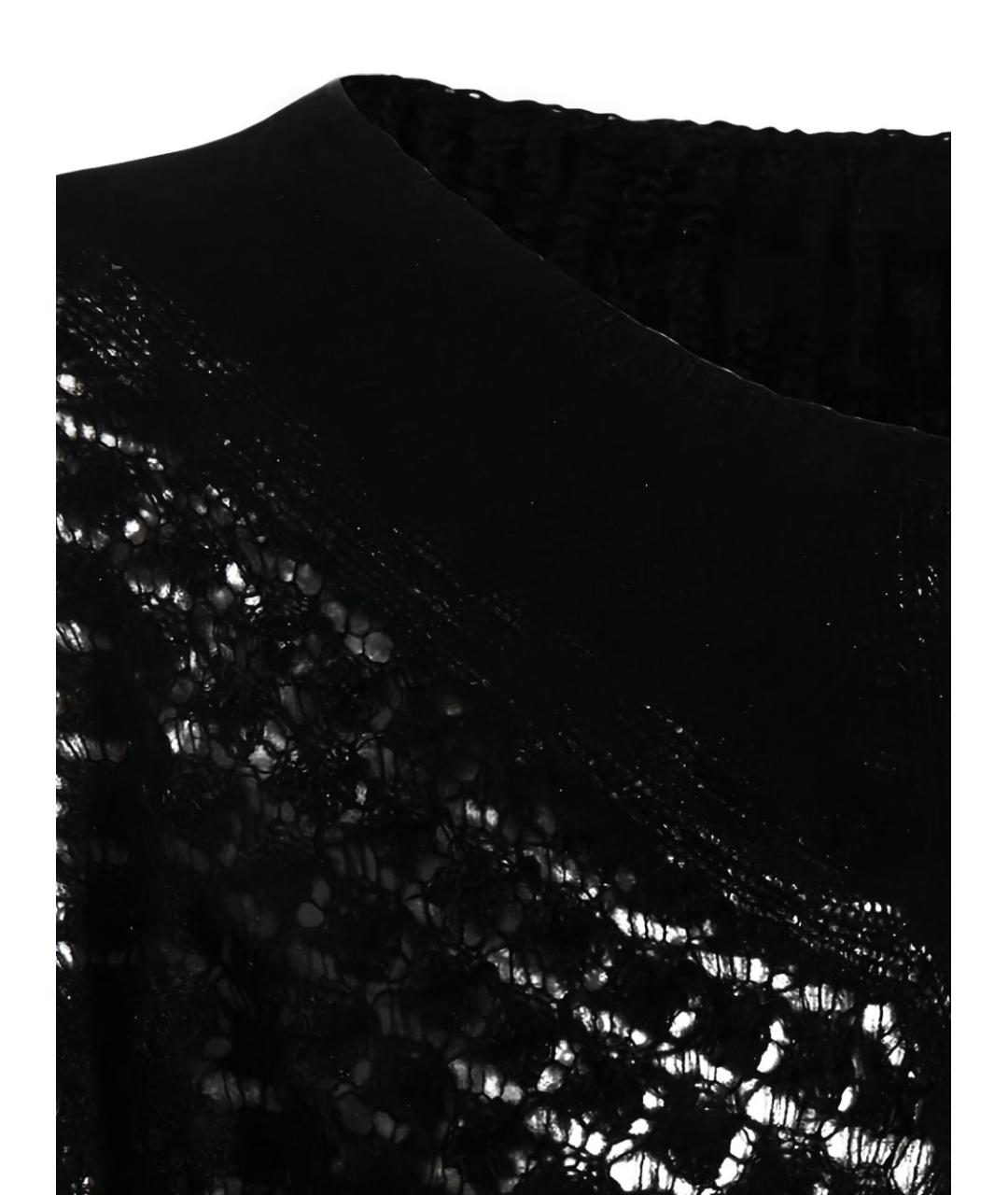 TWIN-SET Черный полиамидовый джемпер / свитер, фото 4