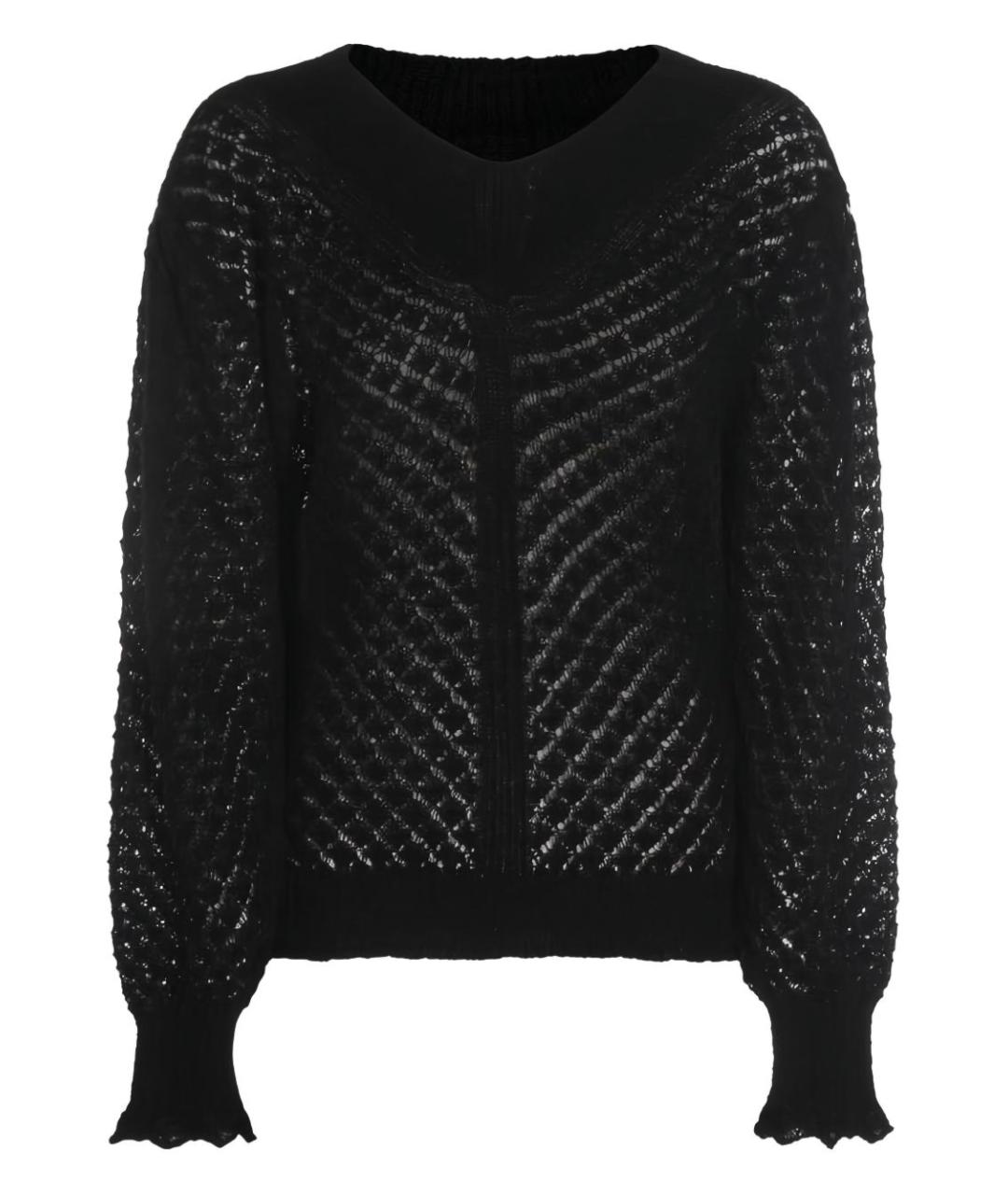 TWIN-SET Черный полиамидовый джемпер / свитер, фото 1