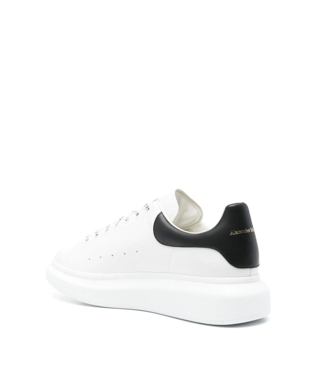 ALEXANDER MCQUEEN Белые кожаные низкие кроссовки / кеды, фото 2