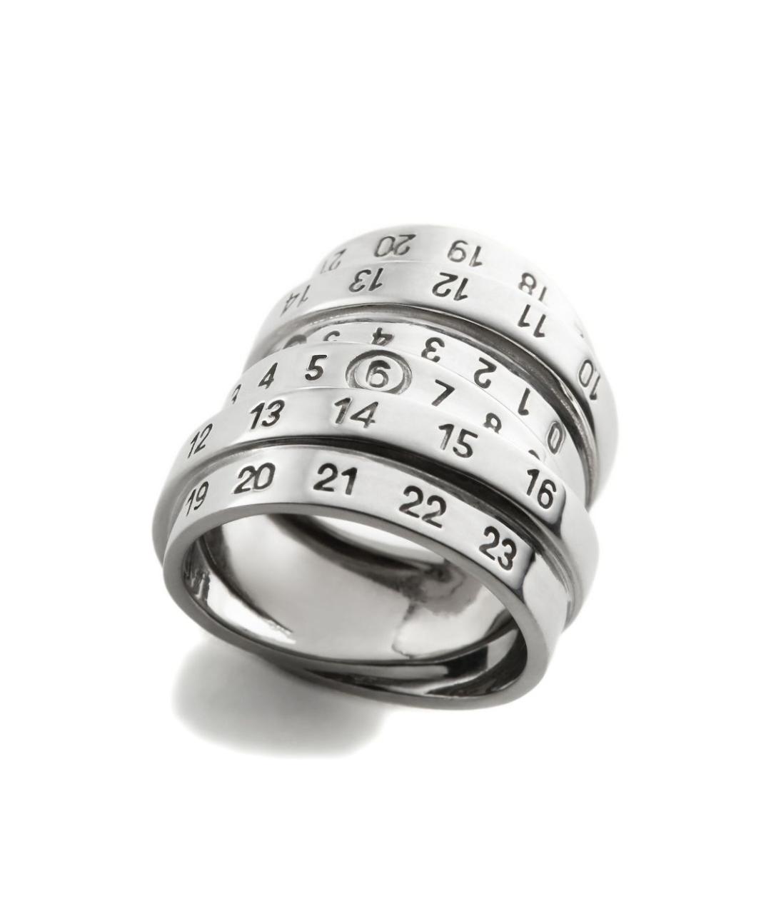 MM6 MAISON MARGIELA Серебряное латунное кольцо, фото 2