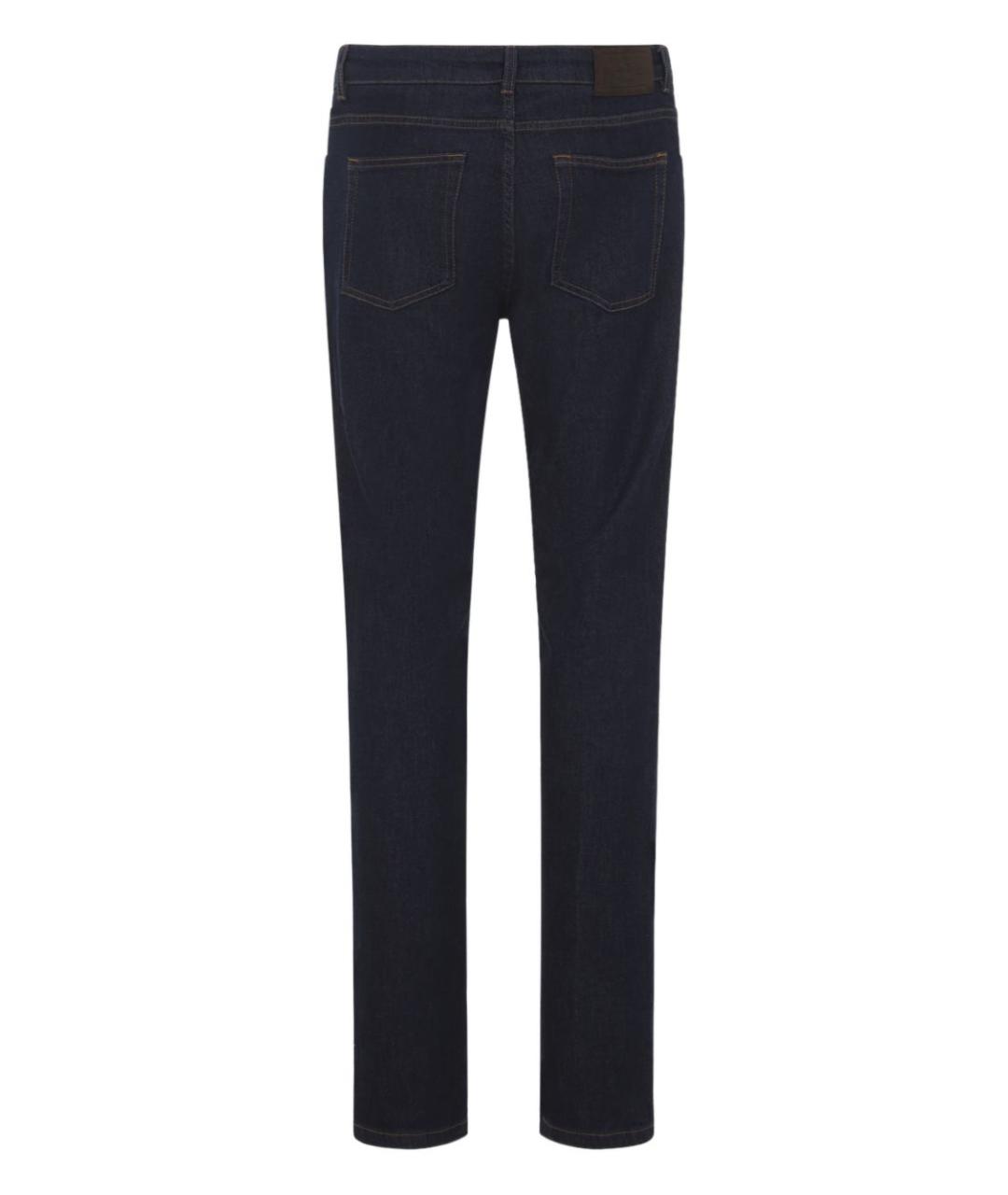 ETRO Темно-синие хлопковые джинсы скинни, фото 3