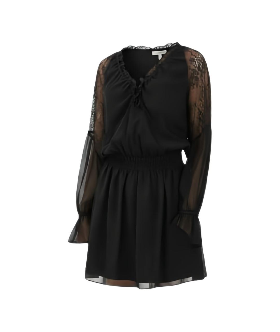 PINKO Черное коктейльное платье, фото 3