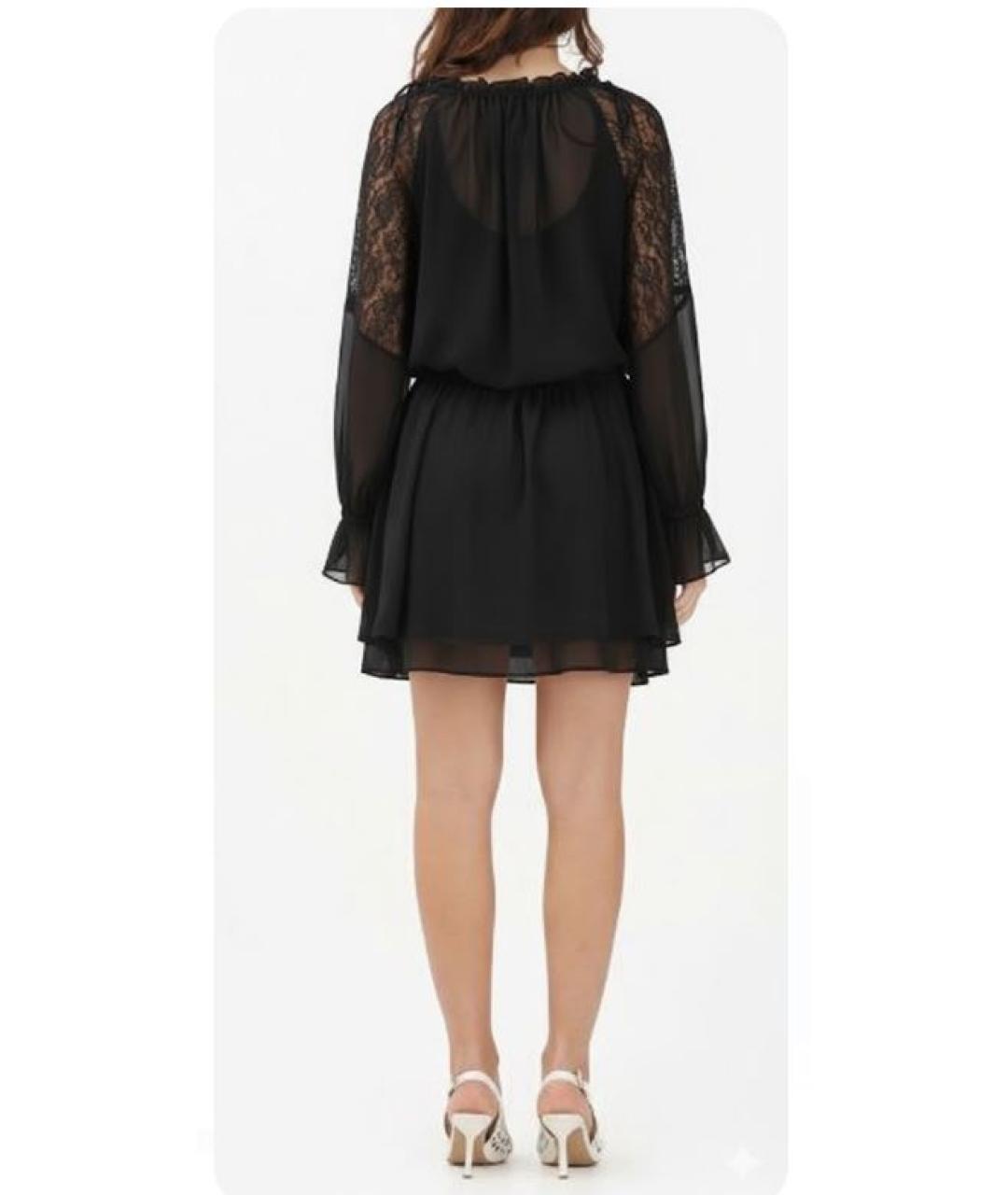 PINKO Черное коктейльное платье, фото 2