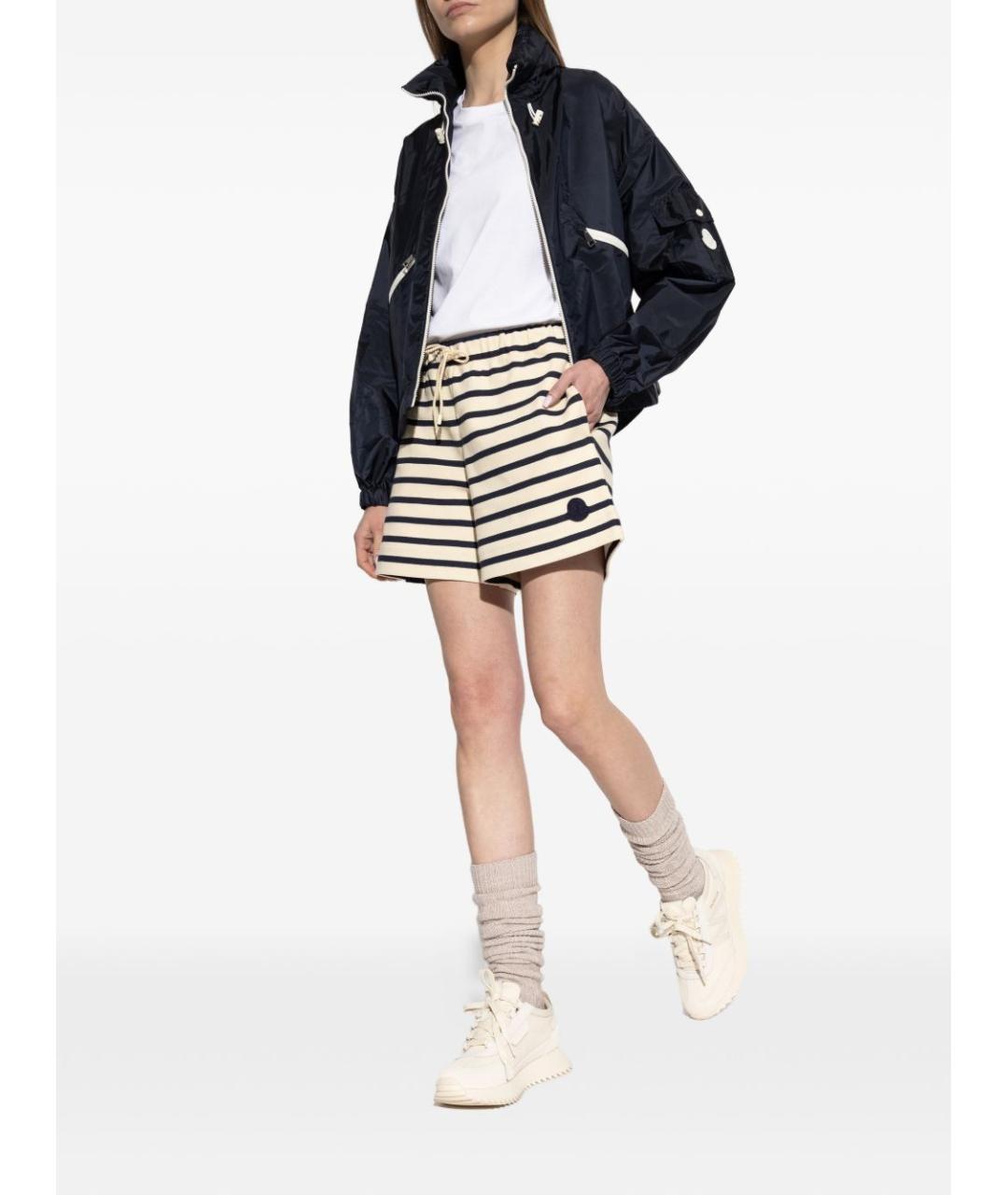 MONCLER Белая хлопковая футболка, фото 5