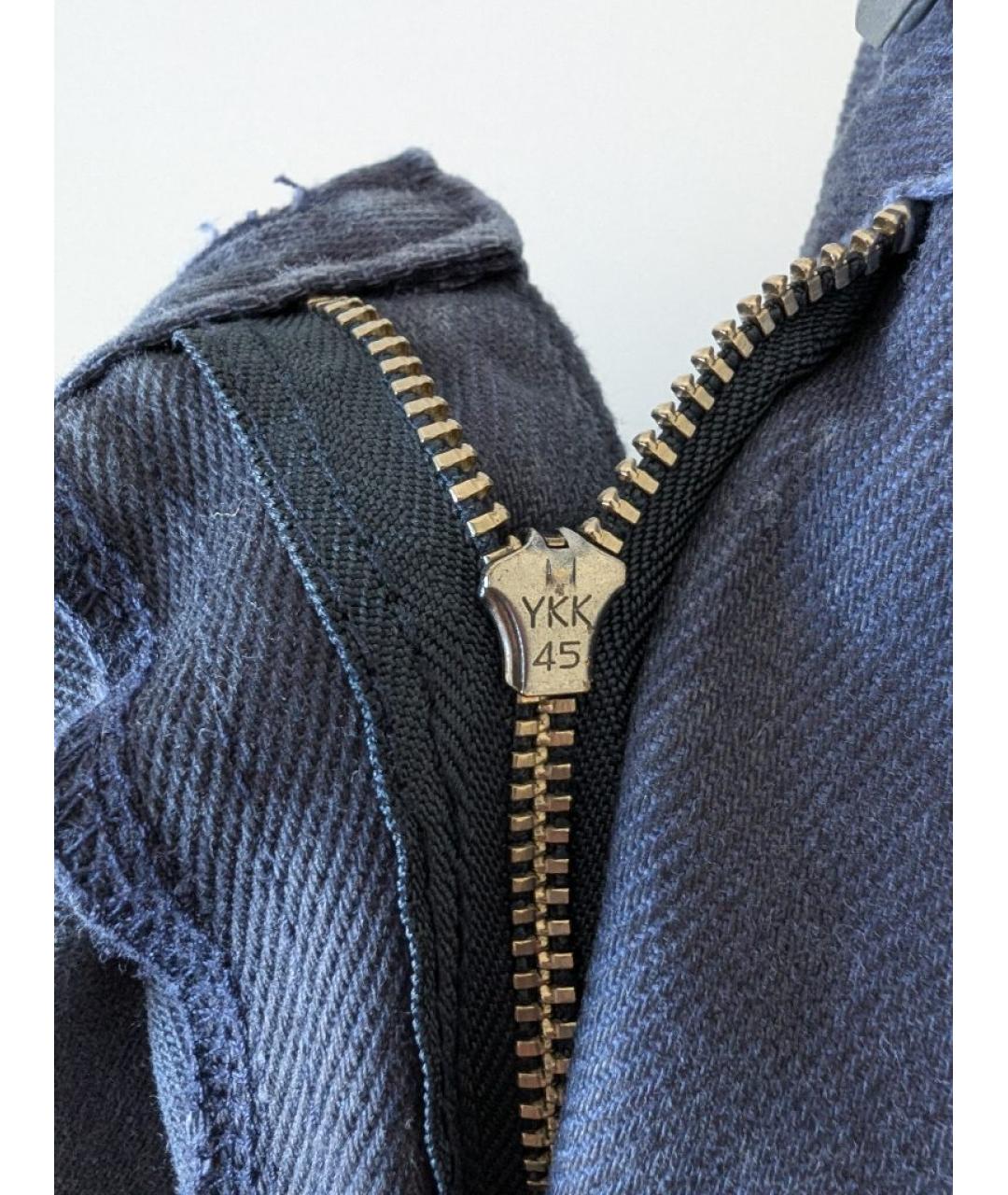 THUG CLUB Темно-синие хлопковые повседневные брюки, фото 8