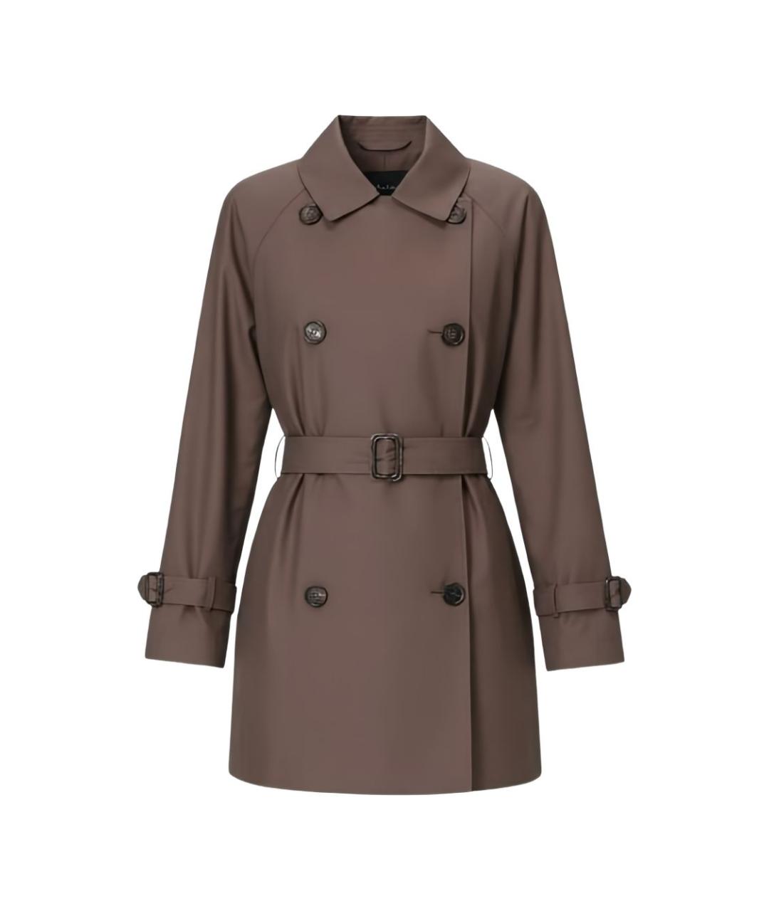 MAX MARA Коричневый тренч/плащ, фото 4