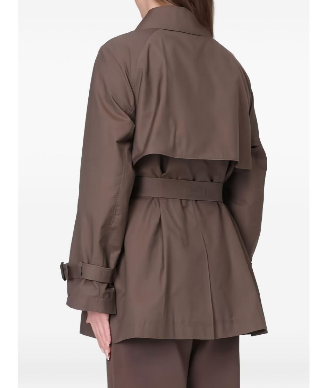 MAX MARA Коричневый тренч/плащ, фото 3