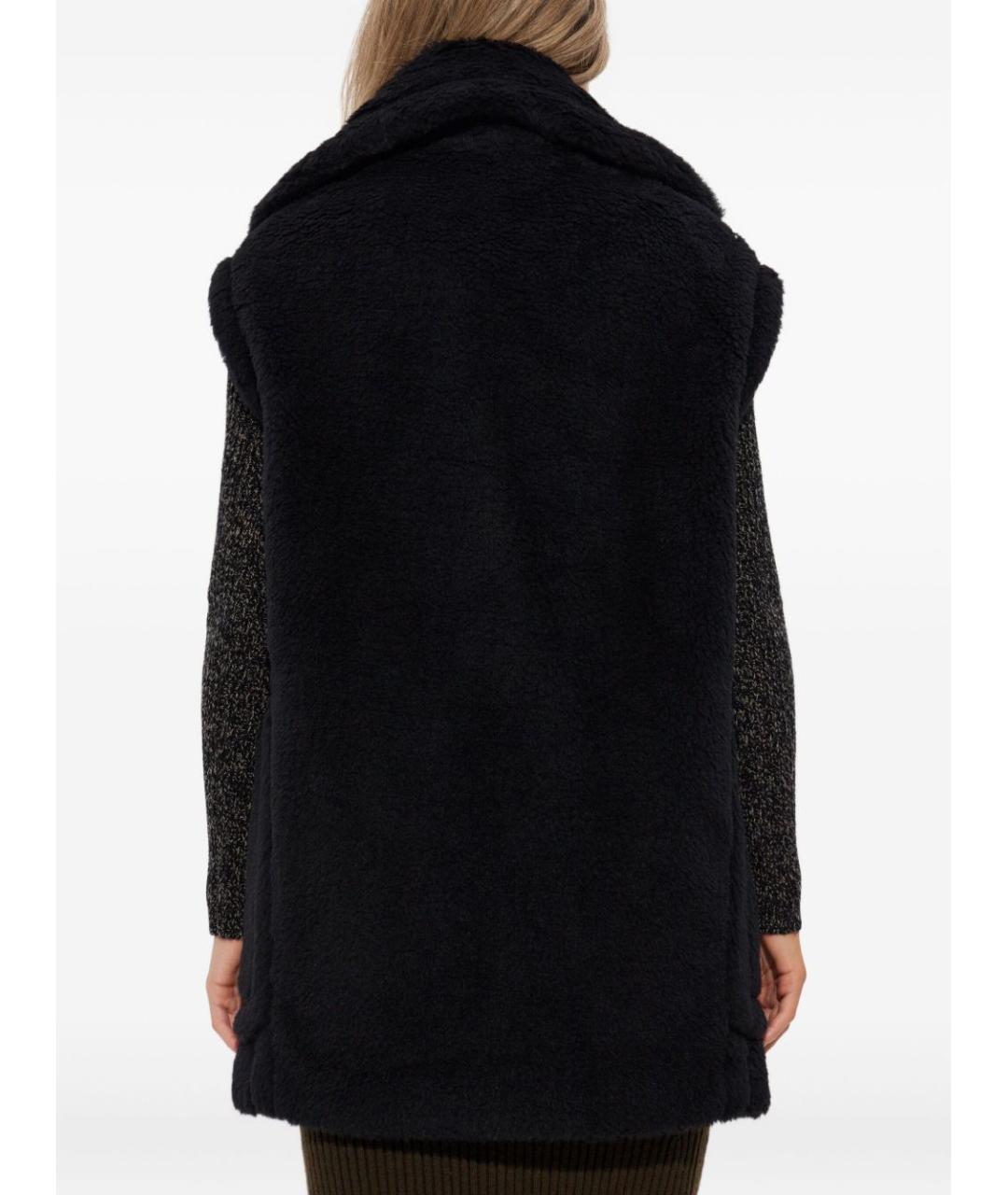 MAX MARA Черный шерстяной жилет, фото 4