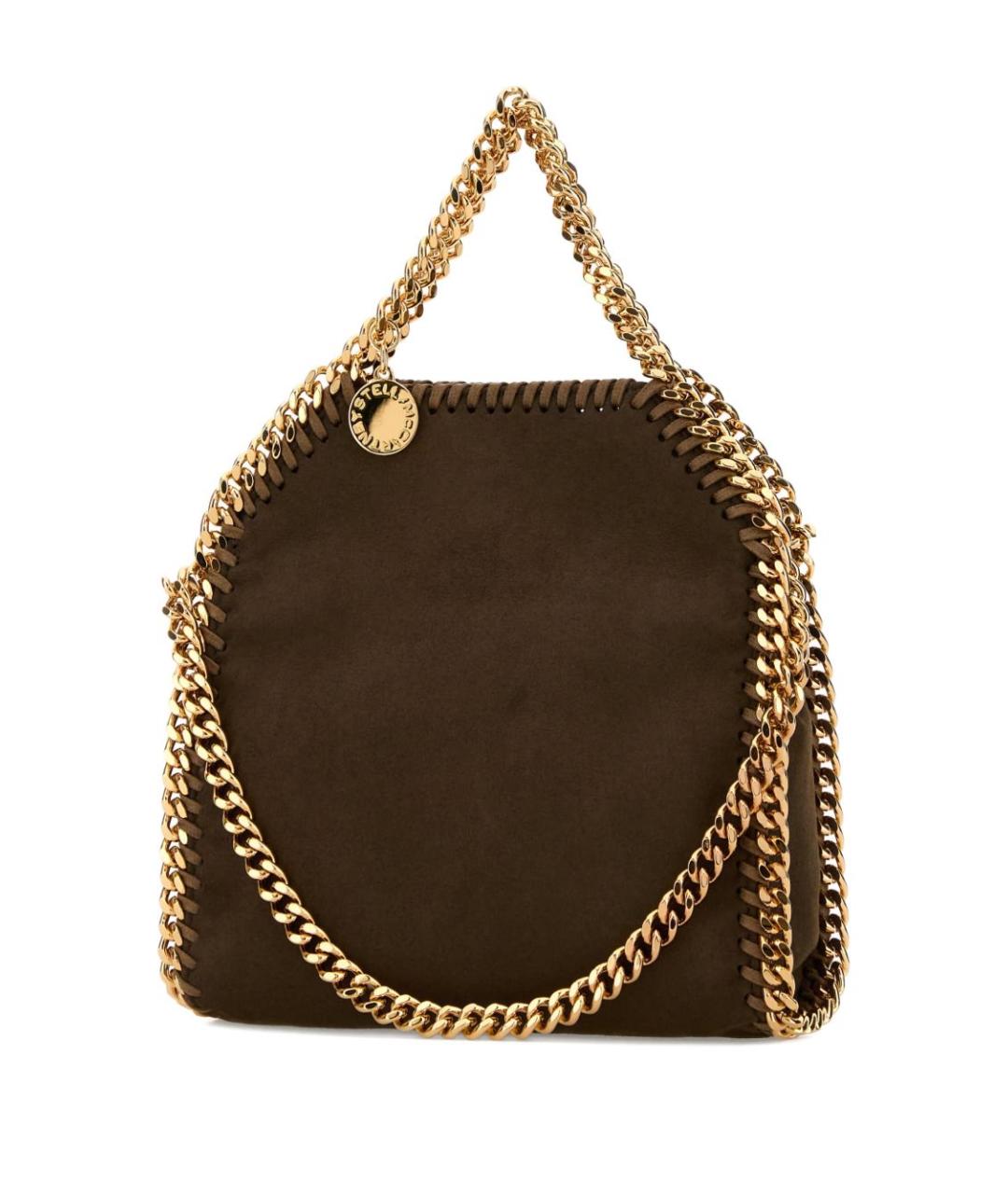 STELLA MCCARTNEY Коричневая сумка тоут из искусственной кожи, фото 2