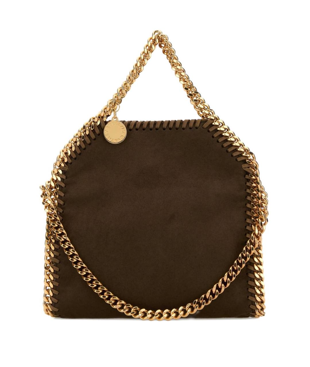 STELLA MCCARTNEY Коричневая сумка тоут из искусственной кожи, фото 1