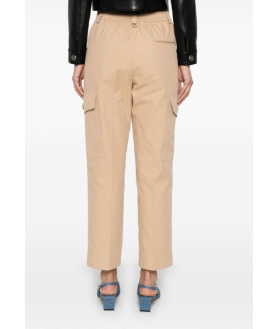 TWIN-SET Хлопковые прямые брюки, фото 6