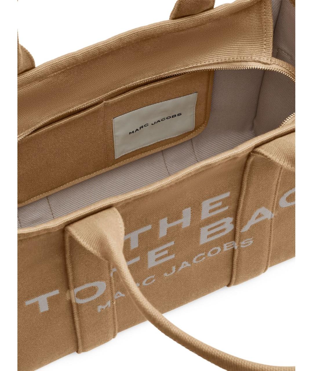 MARC JACOBS Коричневая хлопковая сумка тоут, фото 3