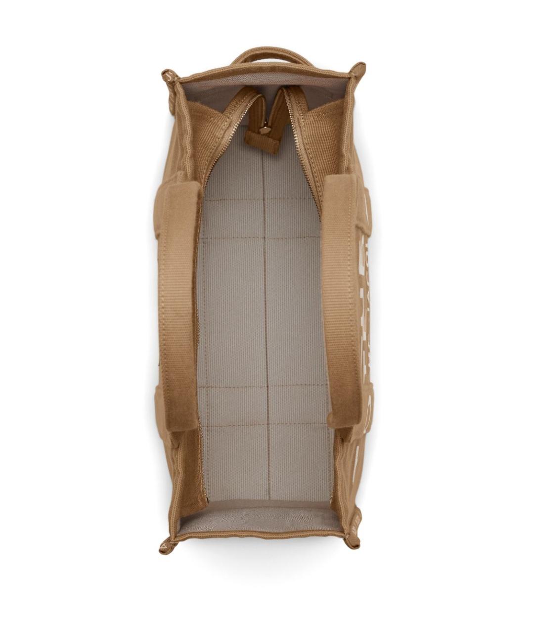 MARC JACOBS Коричневая хлопковая сумка тоут, фото 2