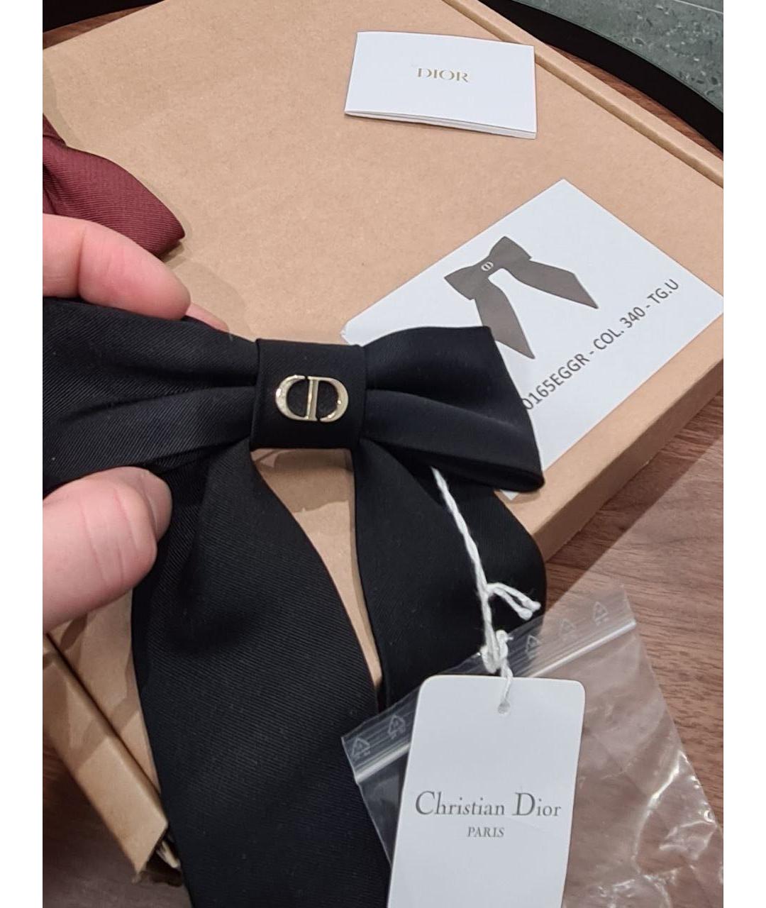 CHRISTIAN DIOR Черная заколка, фото 6