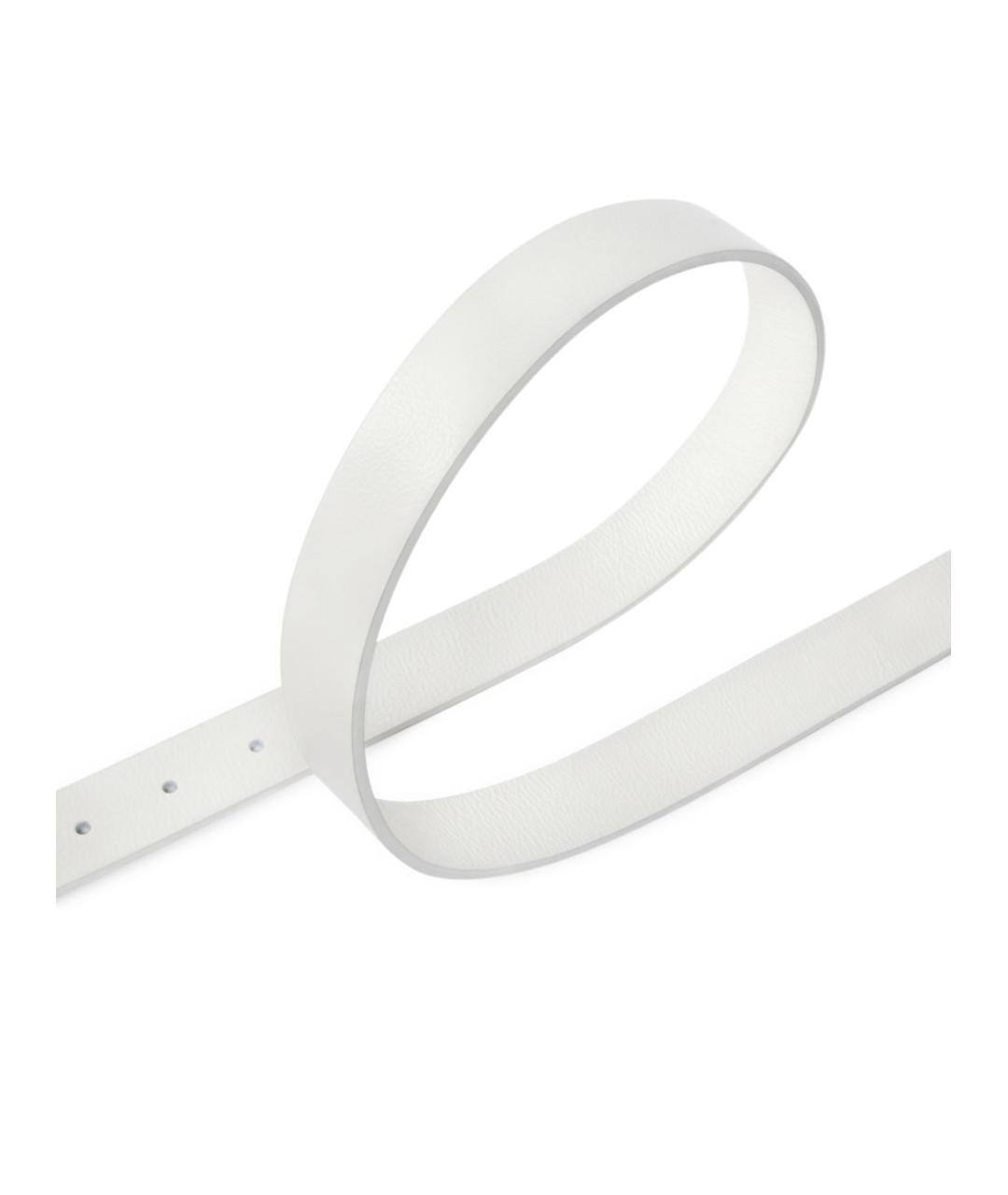 PINKO Белый кожаный ремень, фото 2