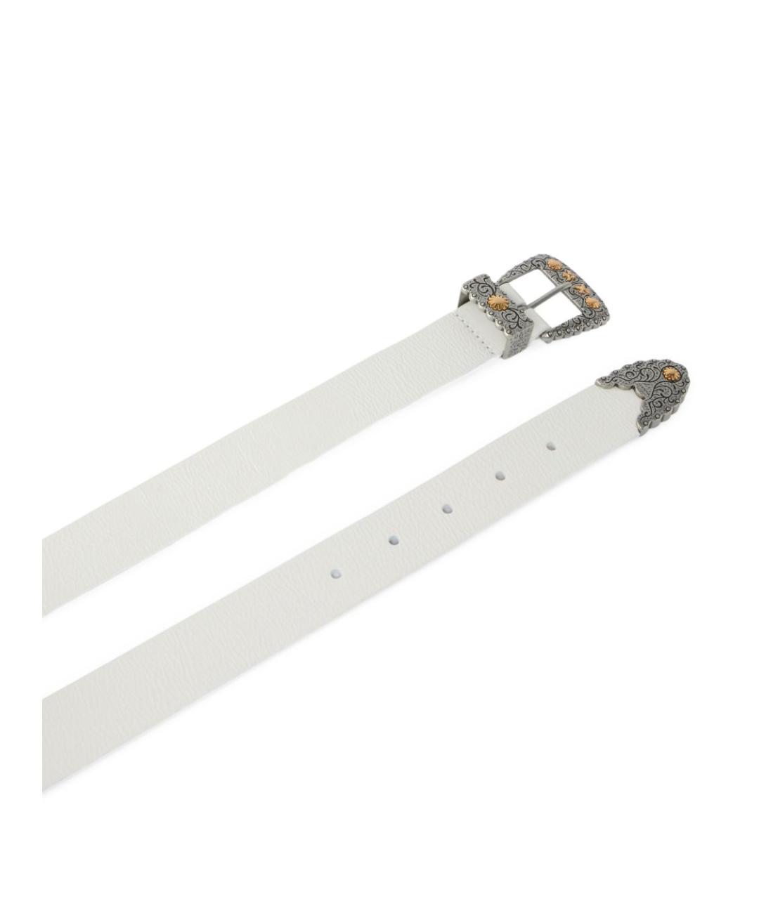 PINKO Белый кожаный ремень, фото 4