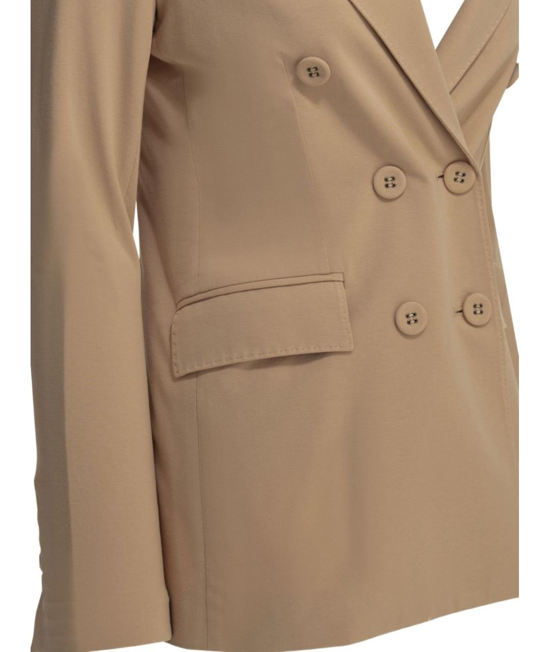 CIRCOLO 1901 Бежевый жакет/пиджак, фото 2