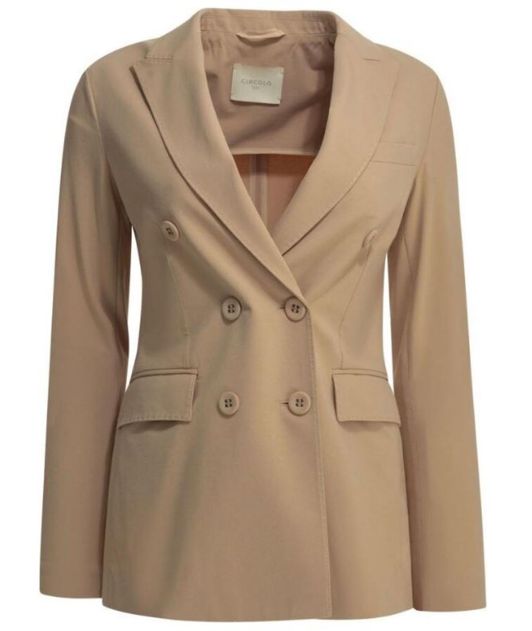 CIRCOLO 1901 Бежевый жакет/пиджак, фото 1