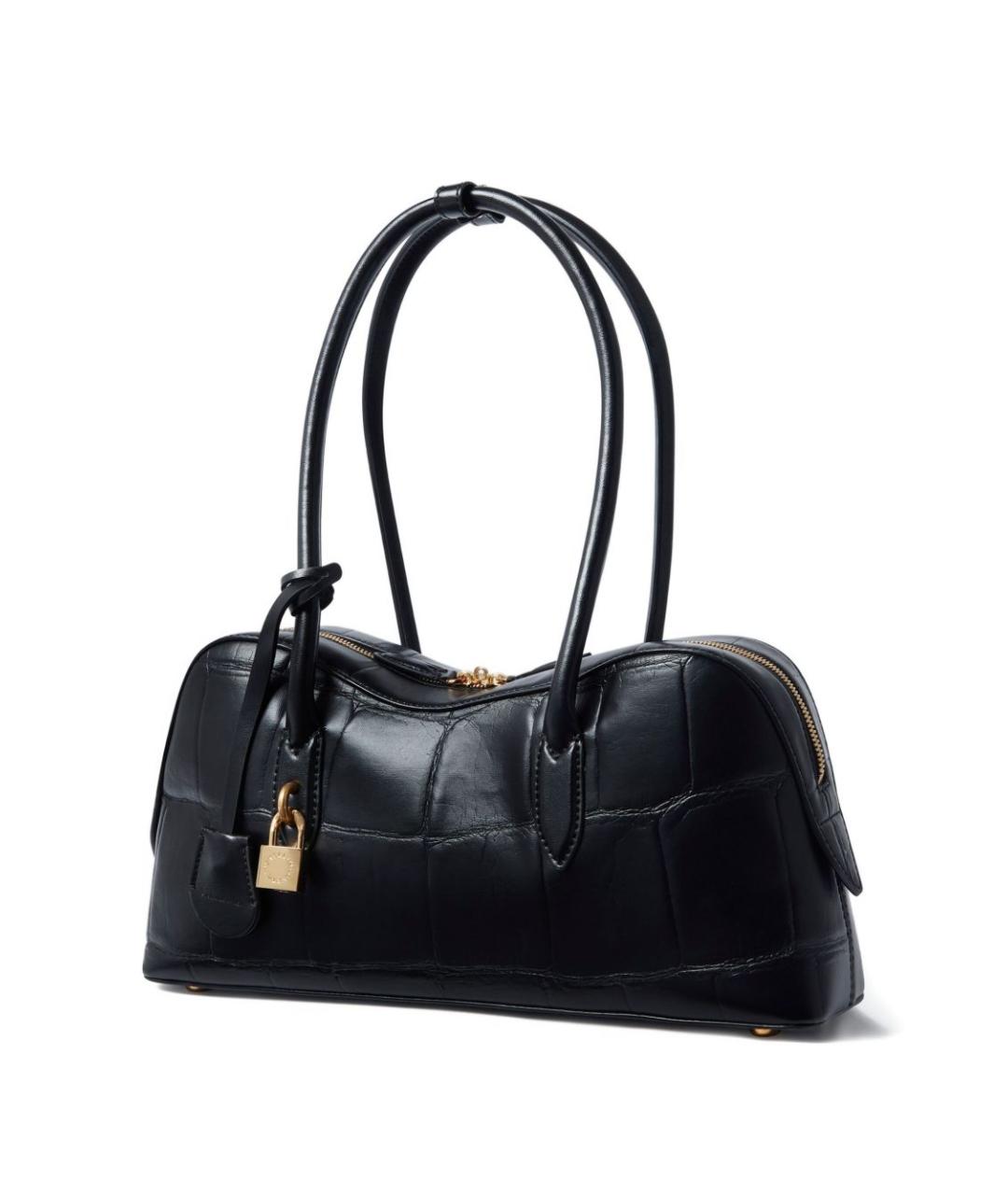 STELLA MCCARTNEY Черная сумка с короткими ручками из искусственной кожи, фото 4