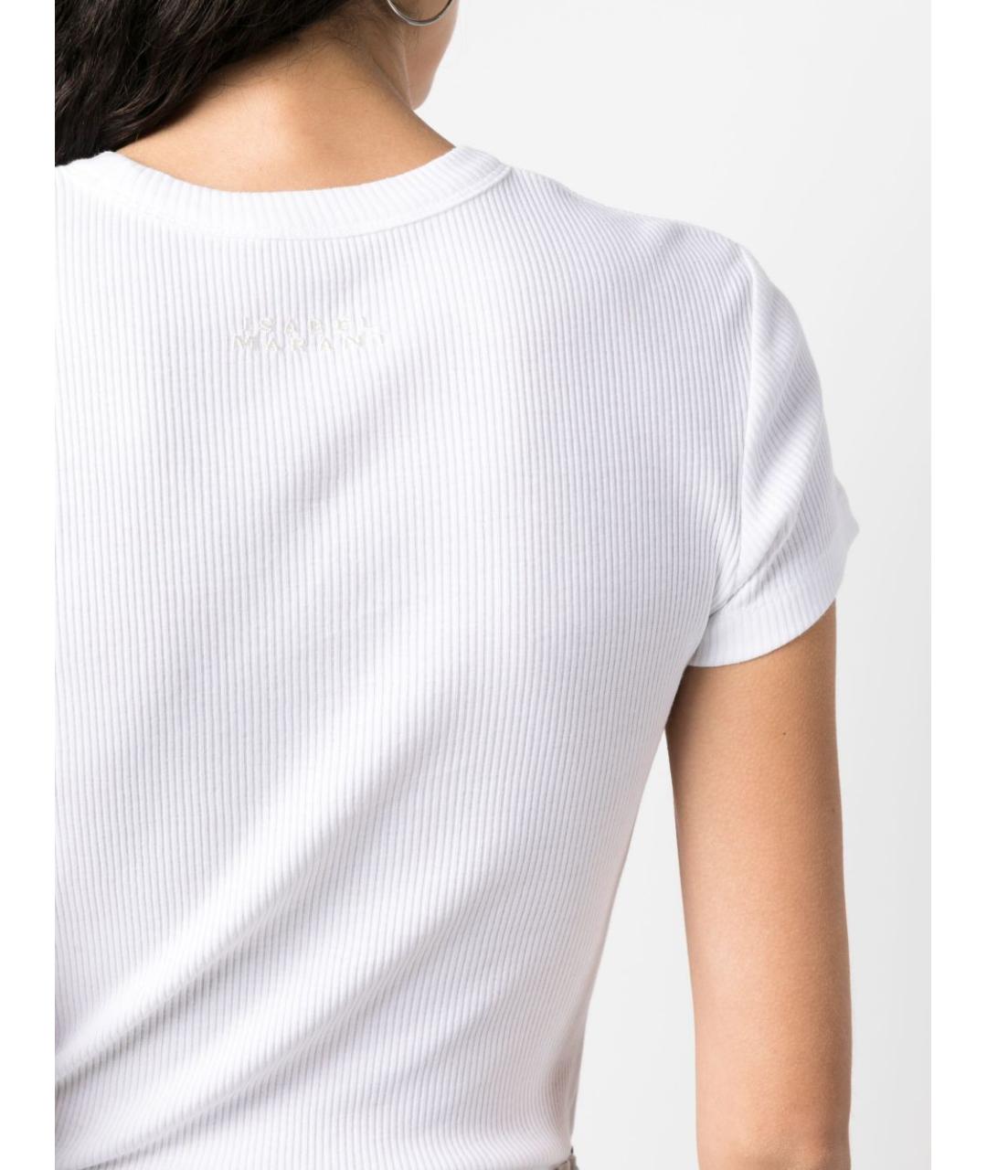 ISABEL MARANT Белая хлопковая футболка, фото 2