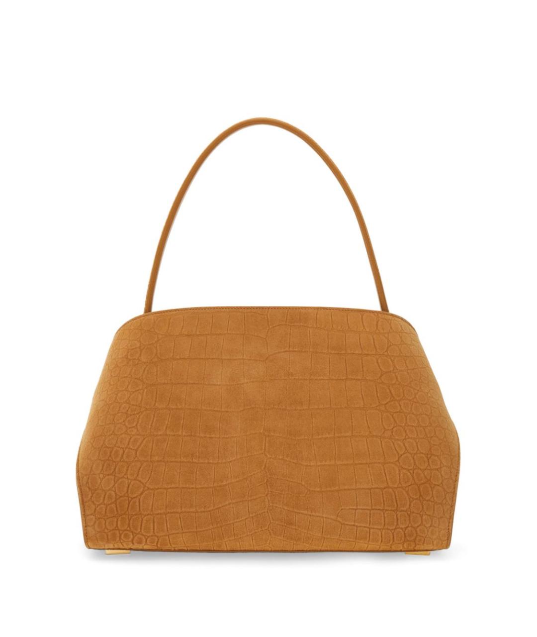 FERRAGAMO Горчичная сумка тоут, фото 5