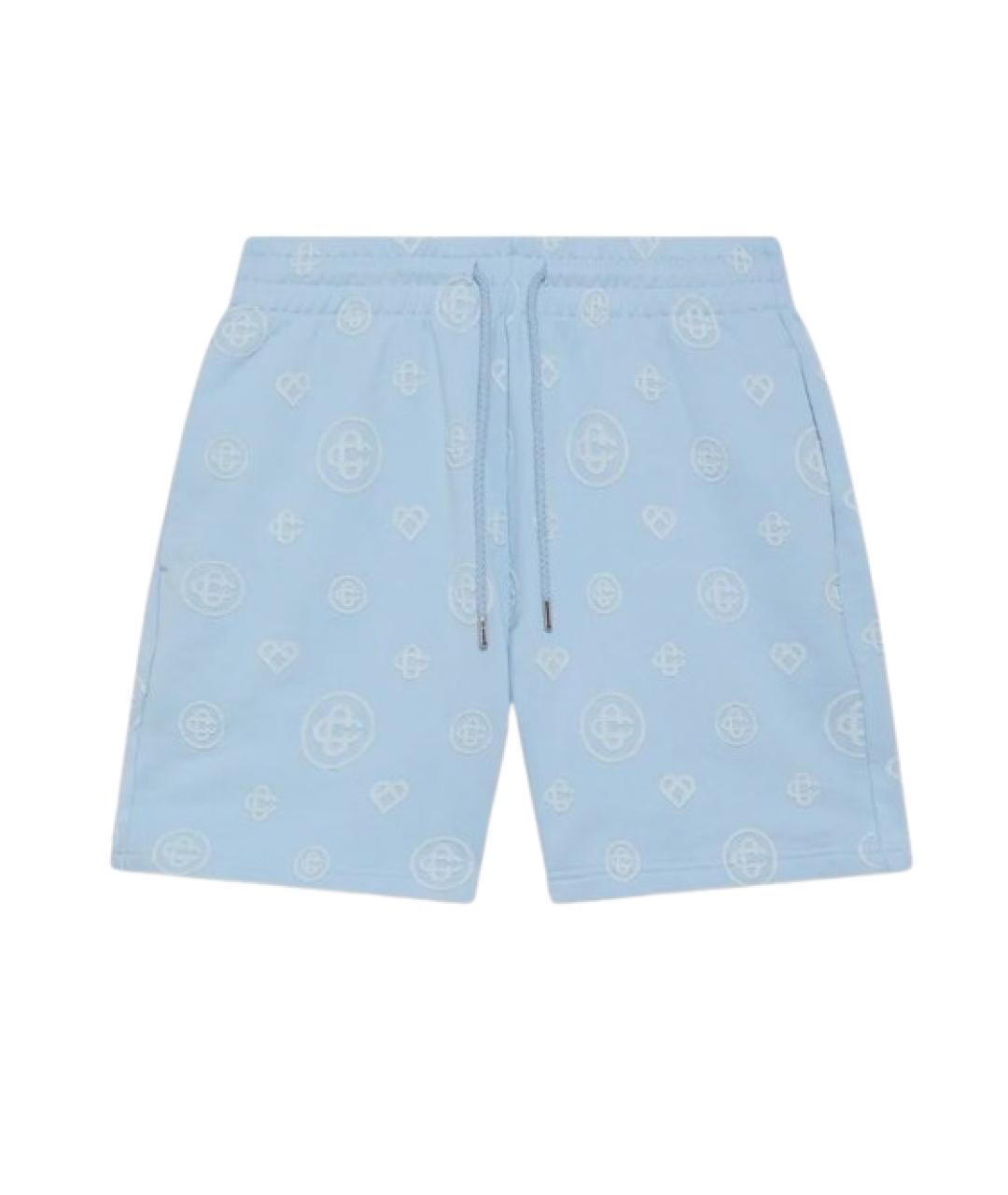 CASABLANCA Голубые хлопковые шорты, фото 1