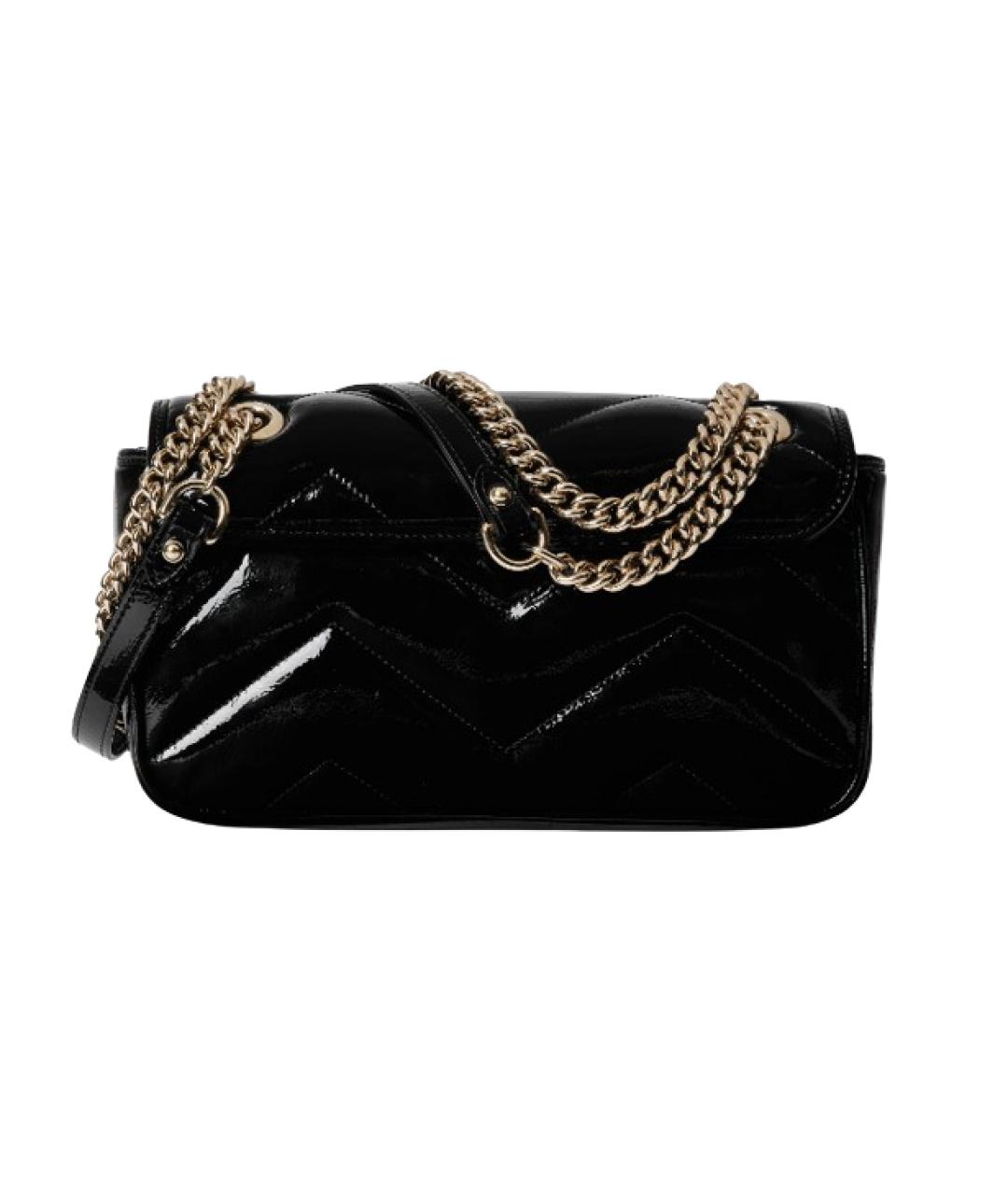 GUCCI Черная кожаная сумка через плечо, фото 2