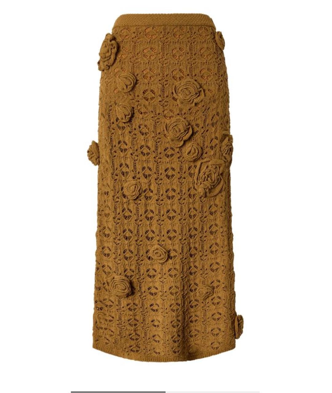 PINKO Коричневая юбка миди, фото 1