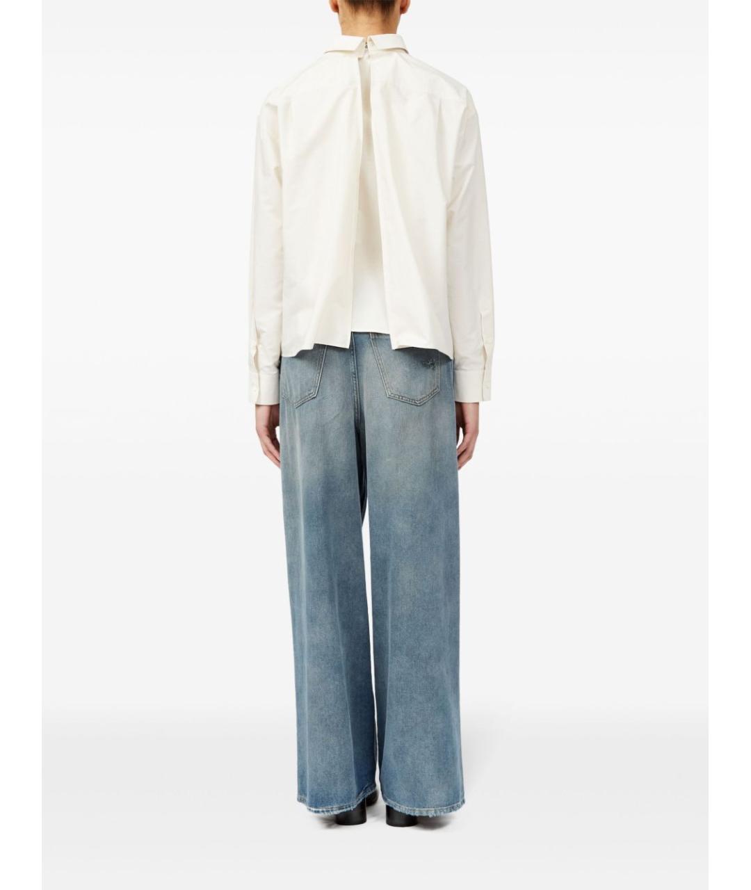 MM6 MAISON MARGIELA Белая хлопковая рубашка, фото 3