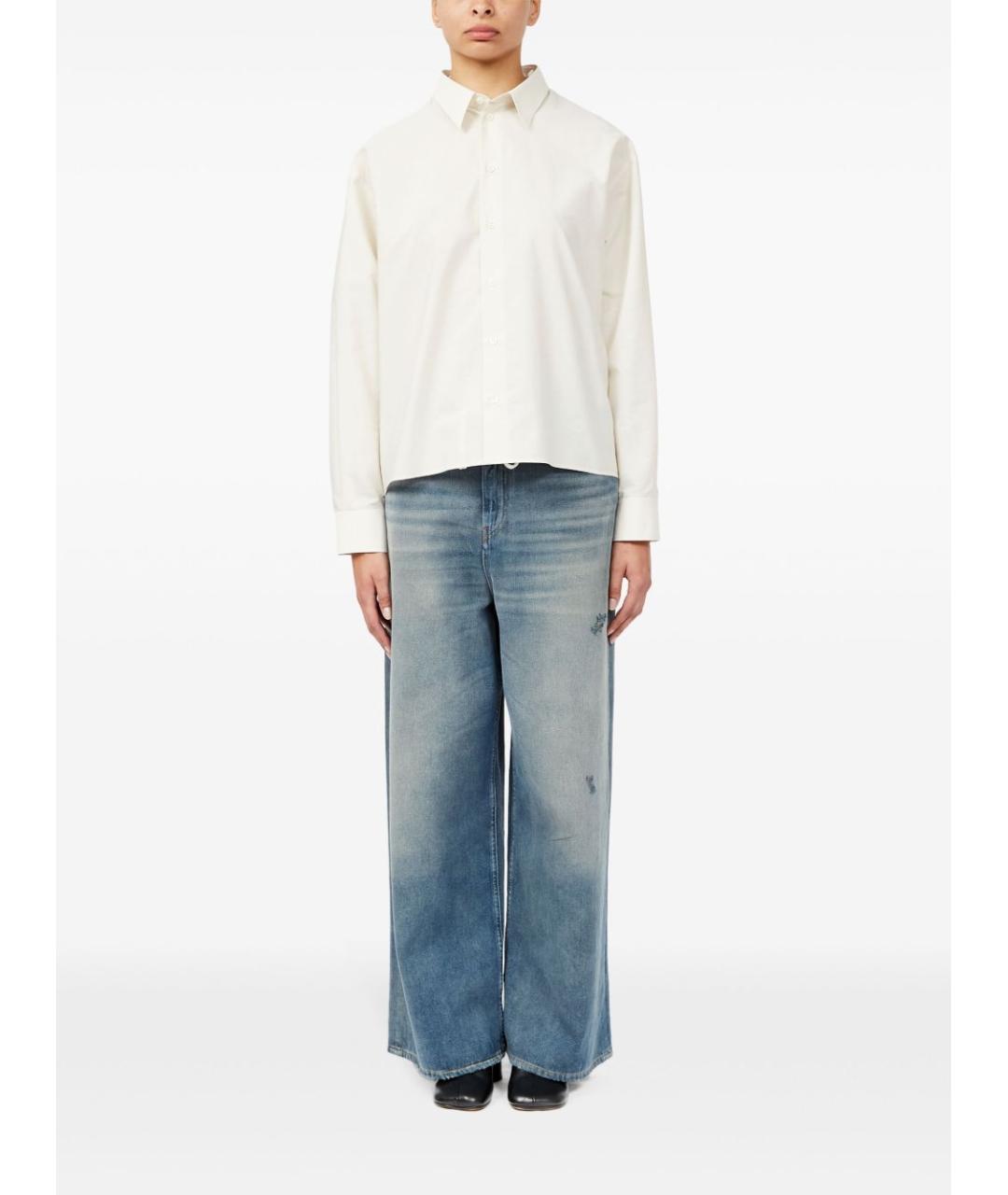 MM6 MAISON MARGIELA Белая хлопковая рубашка, фото 7