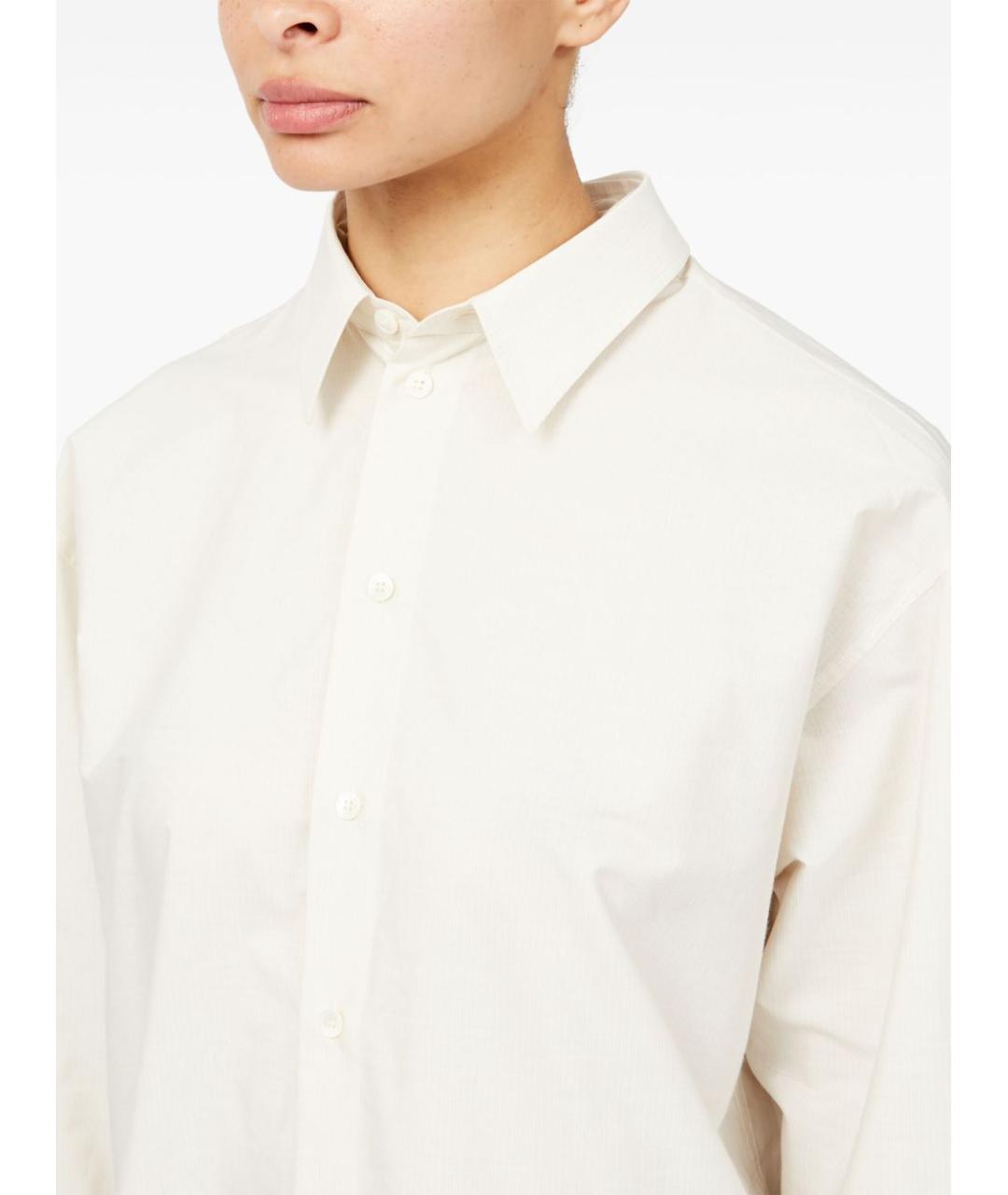 MM6 MAISON MARGIELA Белая хлопковая рубашка, фото 5