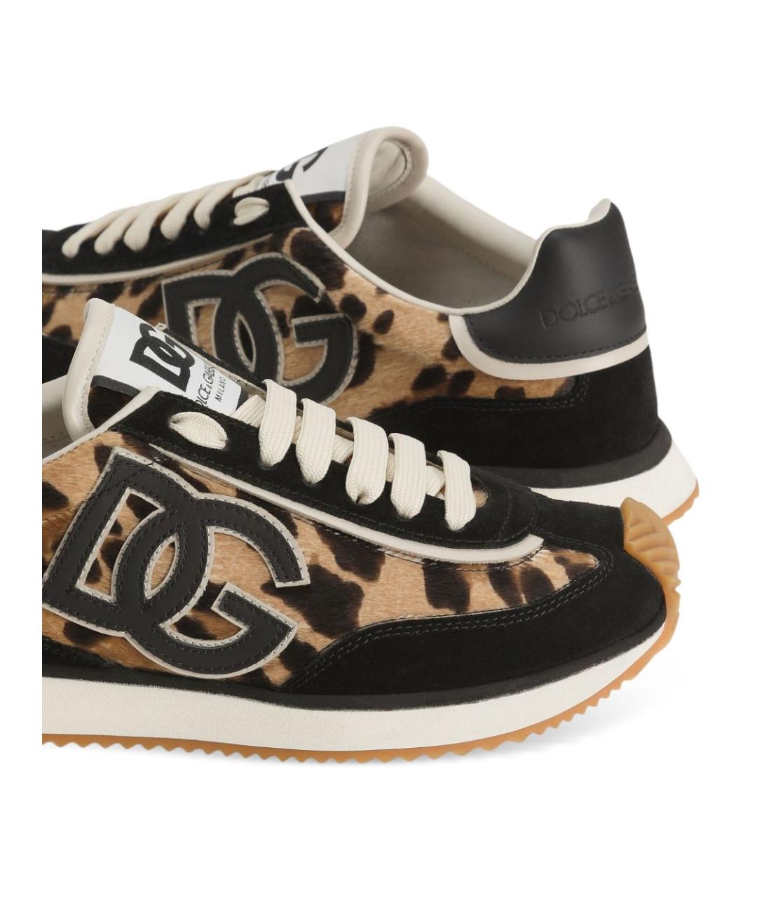 DOLCE&GABBANA Мульти текстильные кроссовки, фото 3