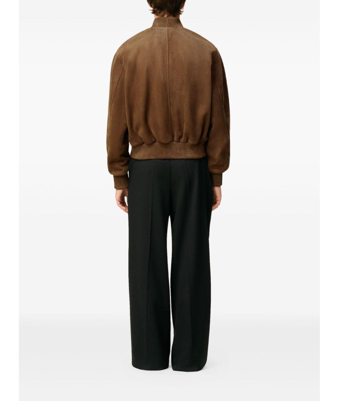 Ami Paris Коричневая замшевая куртка, фото 4